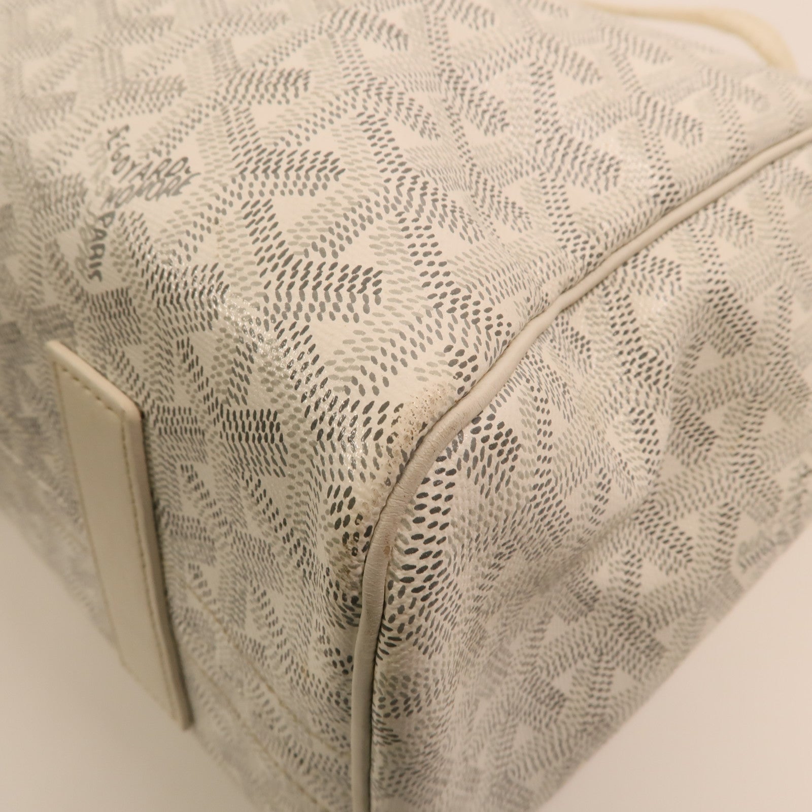 GOYARD 塗層帆布Rouette Souple PM銀扣肩背袋
