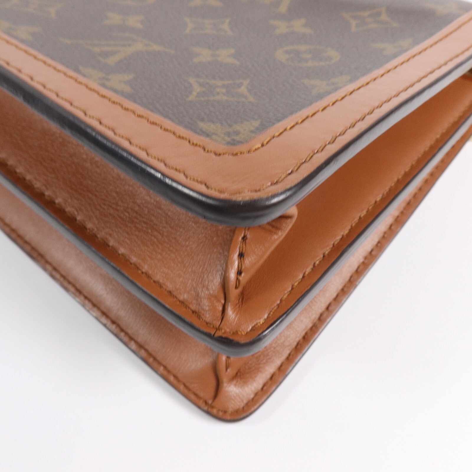 LOUIS VUITTON Monogram/Monogram Reverse Dauphine MM手挽肩背兩用袋