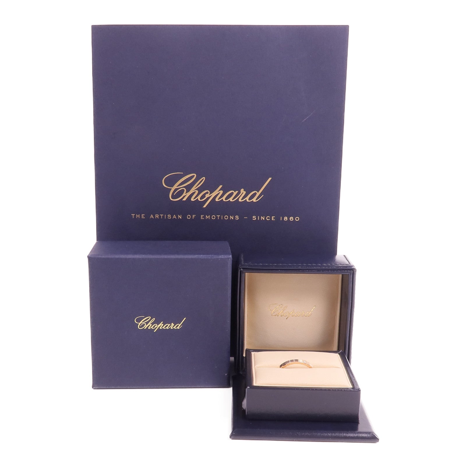 Chopard 18K玫瑰金Ice Cube Ring戒指