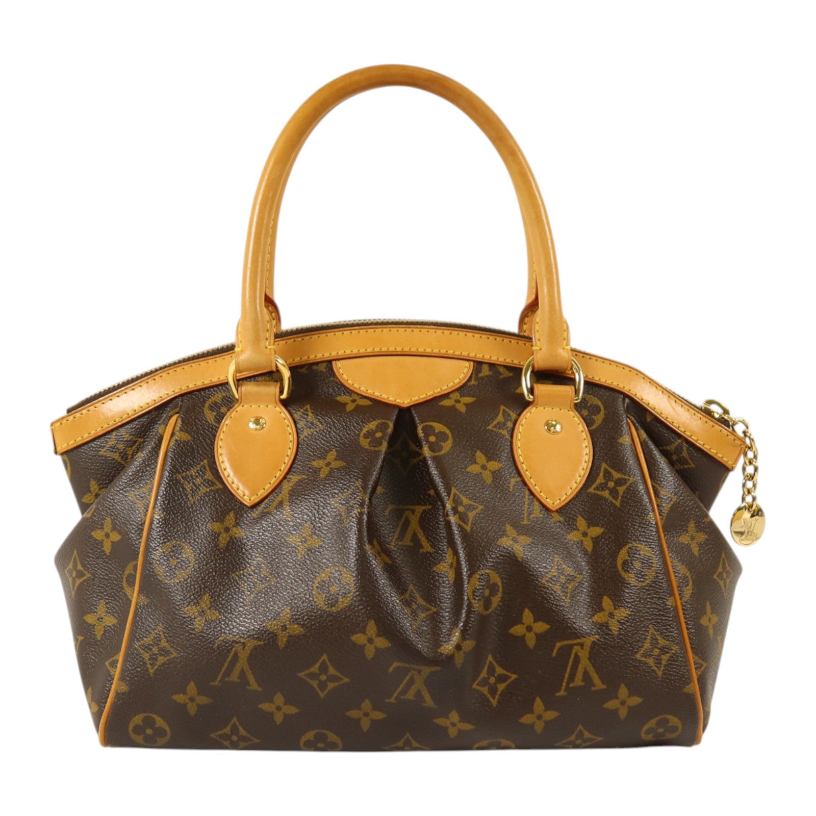 LOUIS VUITTON Monogram Tivoli PM金扣手挽袋