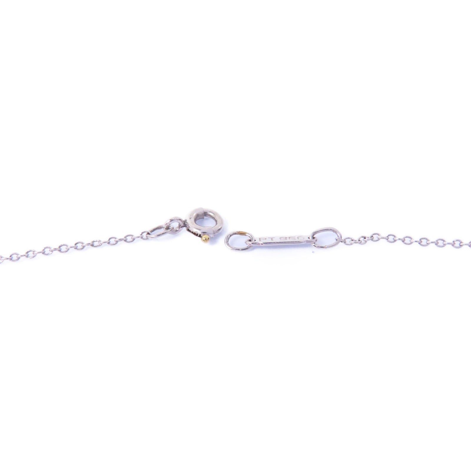 TIFFANY＆CO PT950鉑金Diamond Cross Necklace鑽石項鍊