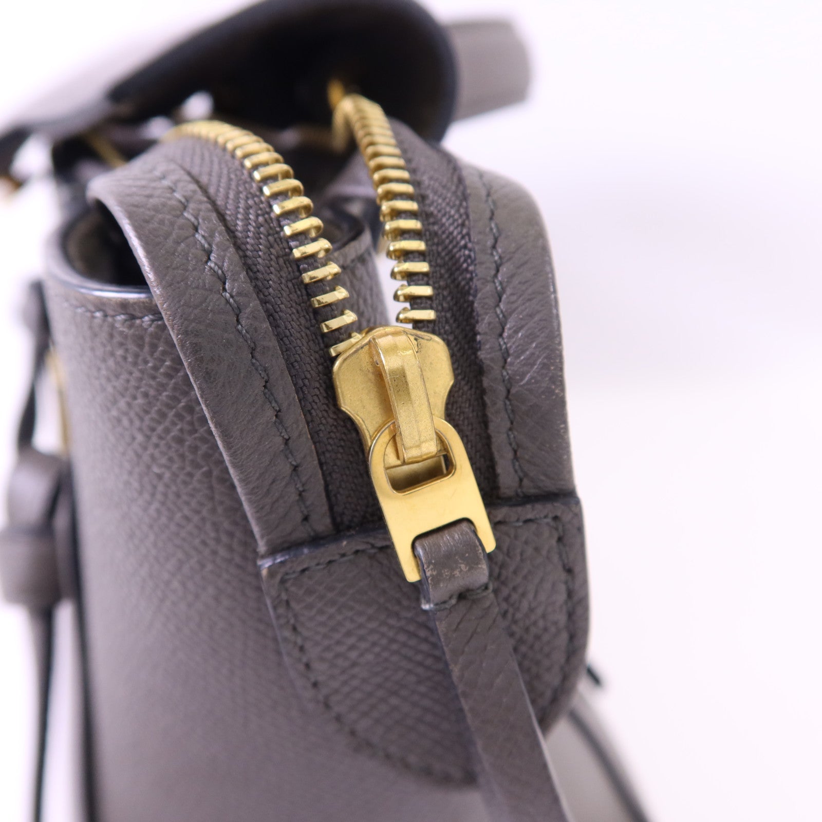 CELINE 牛皮皮革Micro Belt Bag金扣手挽肩背兩用袋