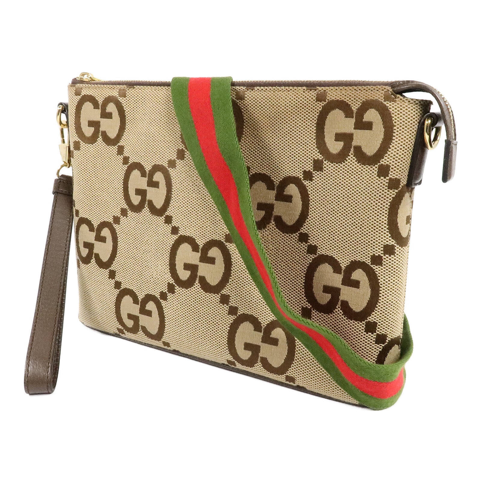 GUCCI 帆布Jumbo GG肩背袋