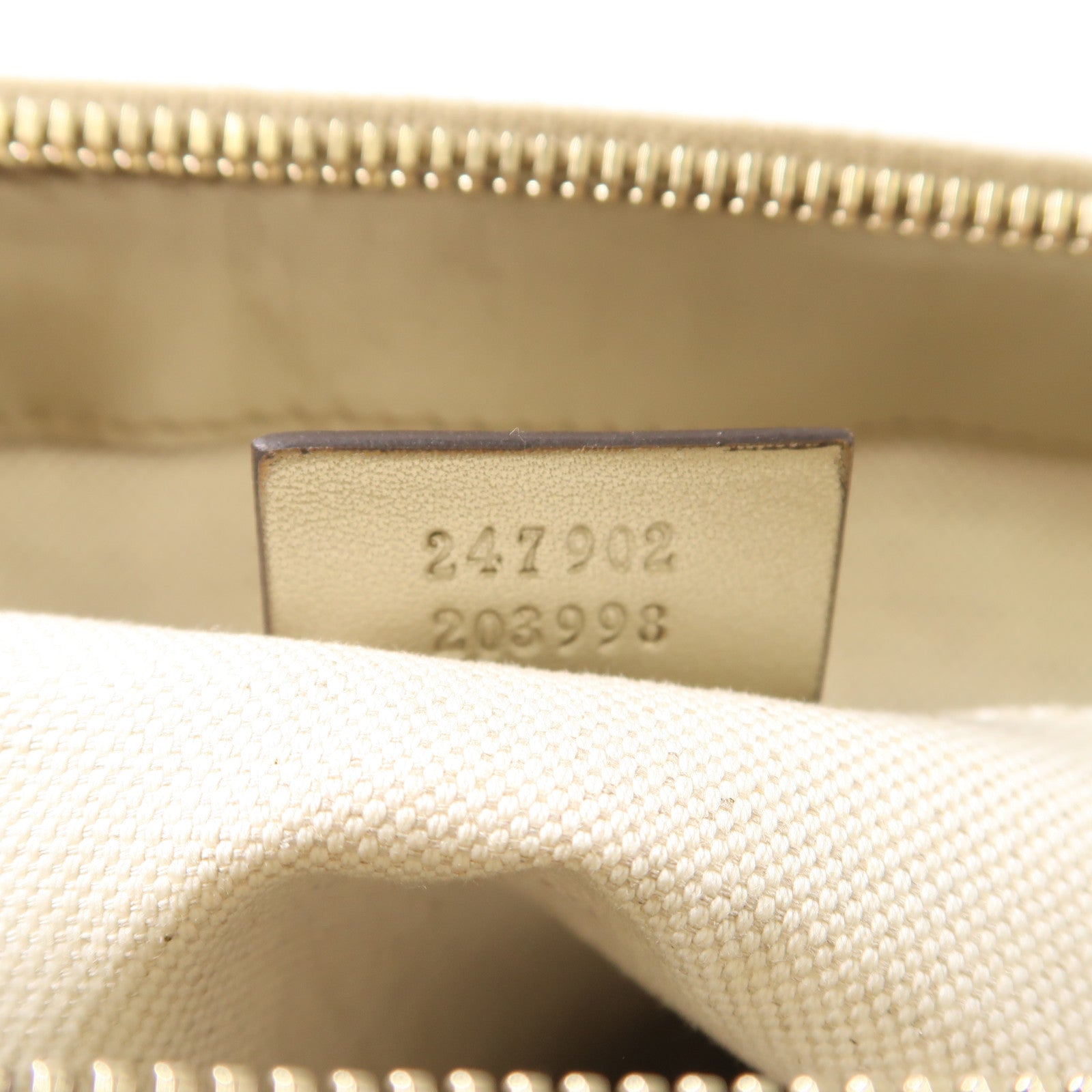GUCCI 牛皮皮革2 Way Shoulder金扣手挽肩背兩用袋金色