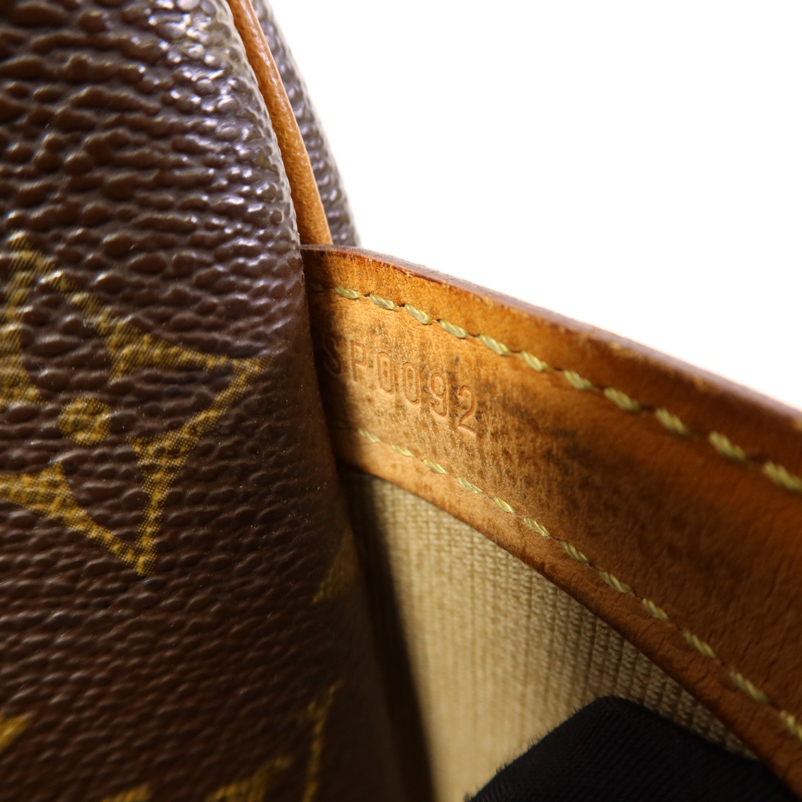 LOUIS VUITTON Monogram Reporter PM金扣肩背袋棕色