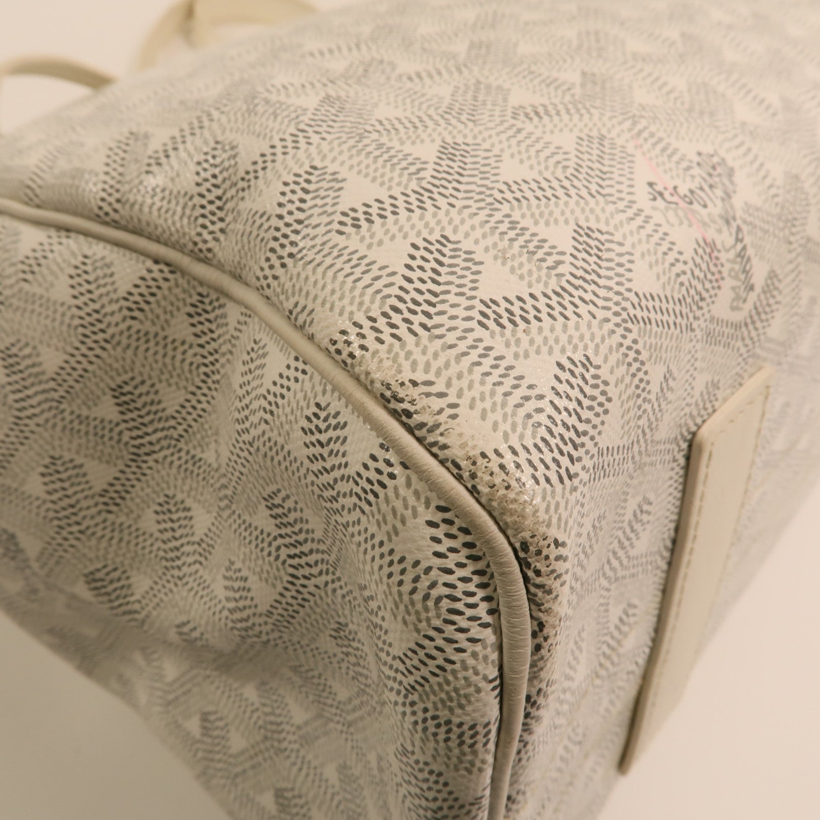 GOYARD 塗層帆布Rouette Souple PM銀扣肩背袋