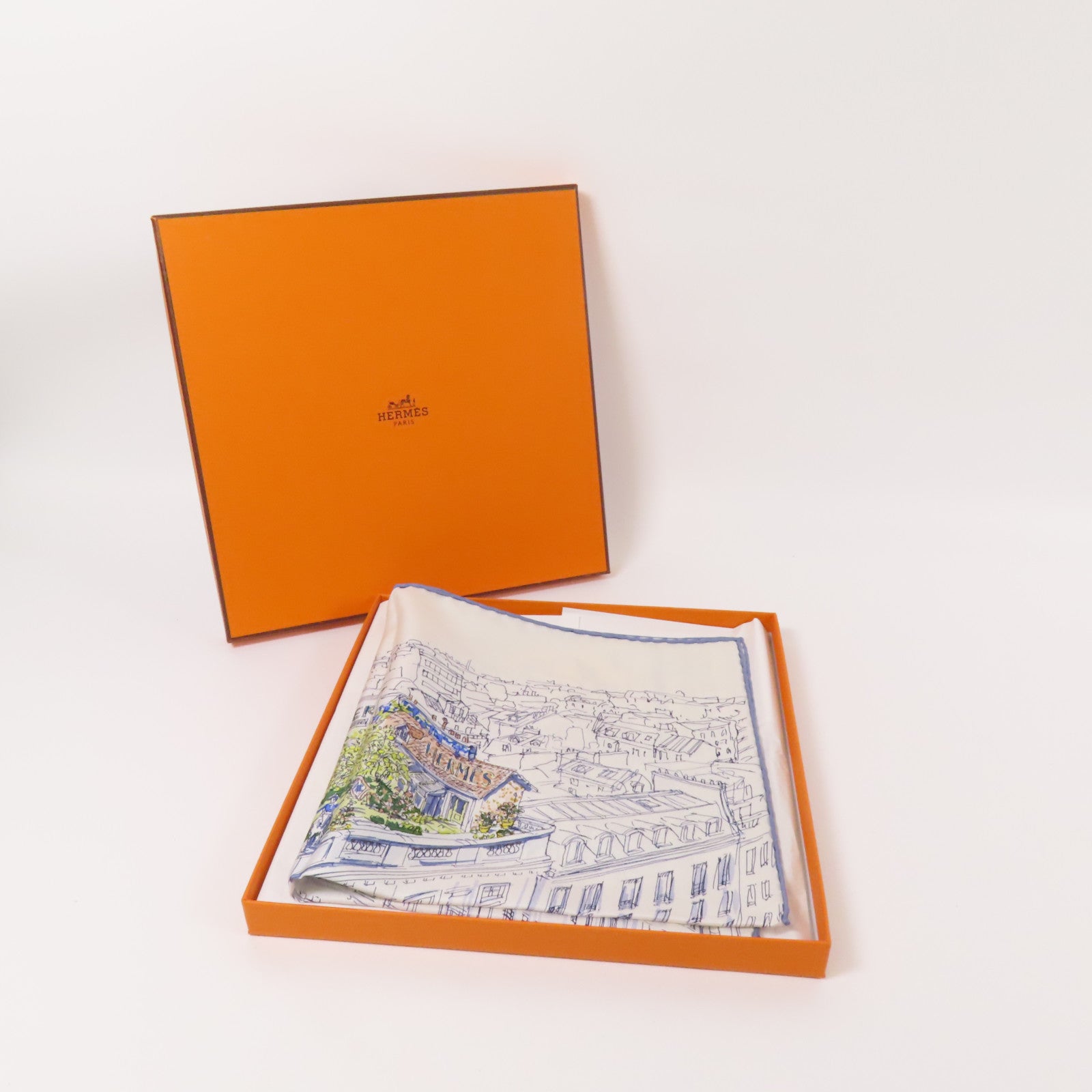 HERMES 絲質Scarf 40x40絲巾