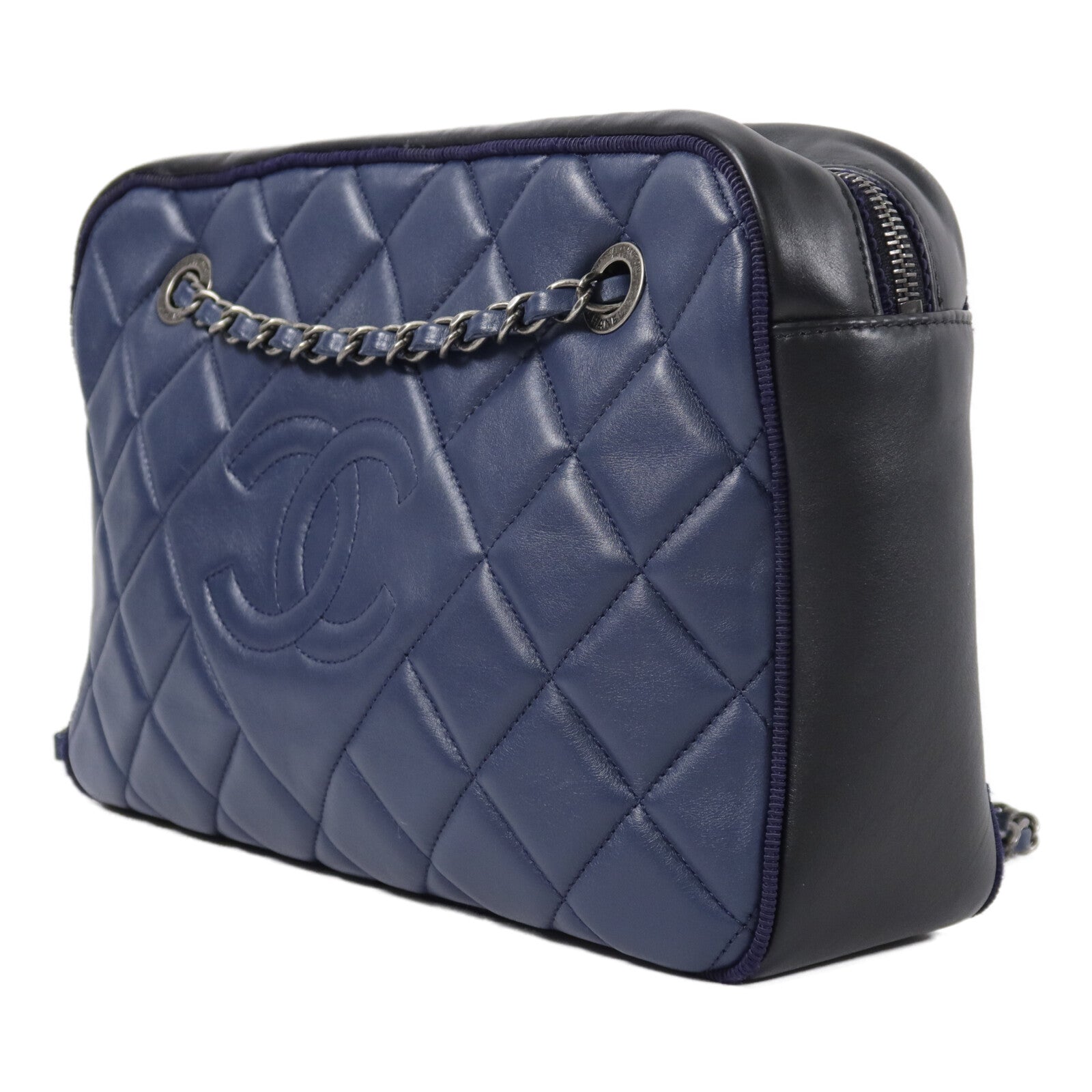 CHANEL 牛皮皮革Shoulder Bag鏈帶肩背袋