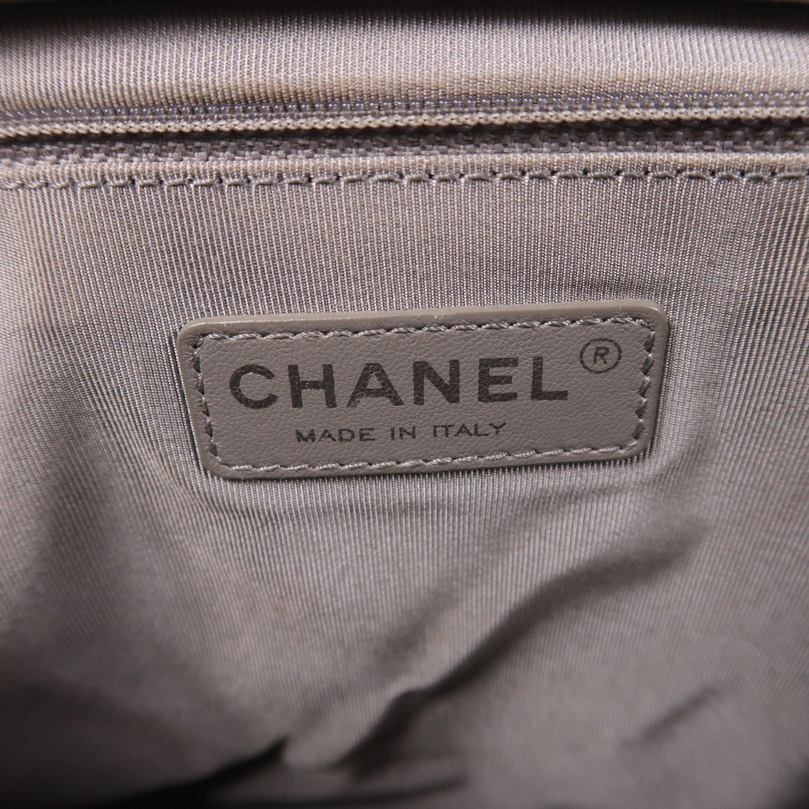 CHANEL 羊皮皮革Boy 30鏈帶肩背袋