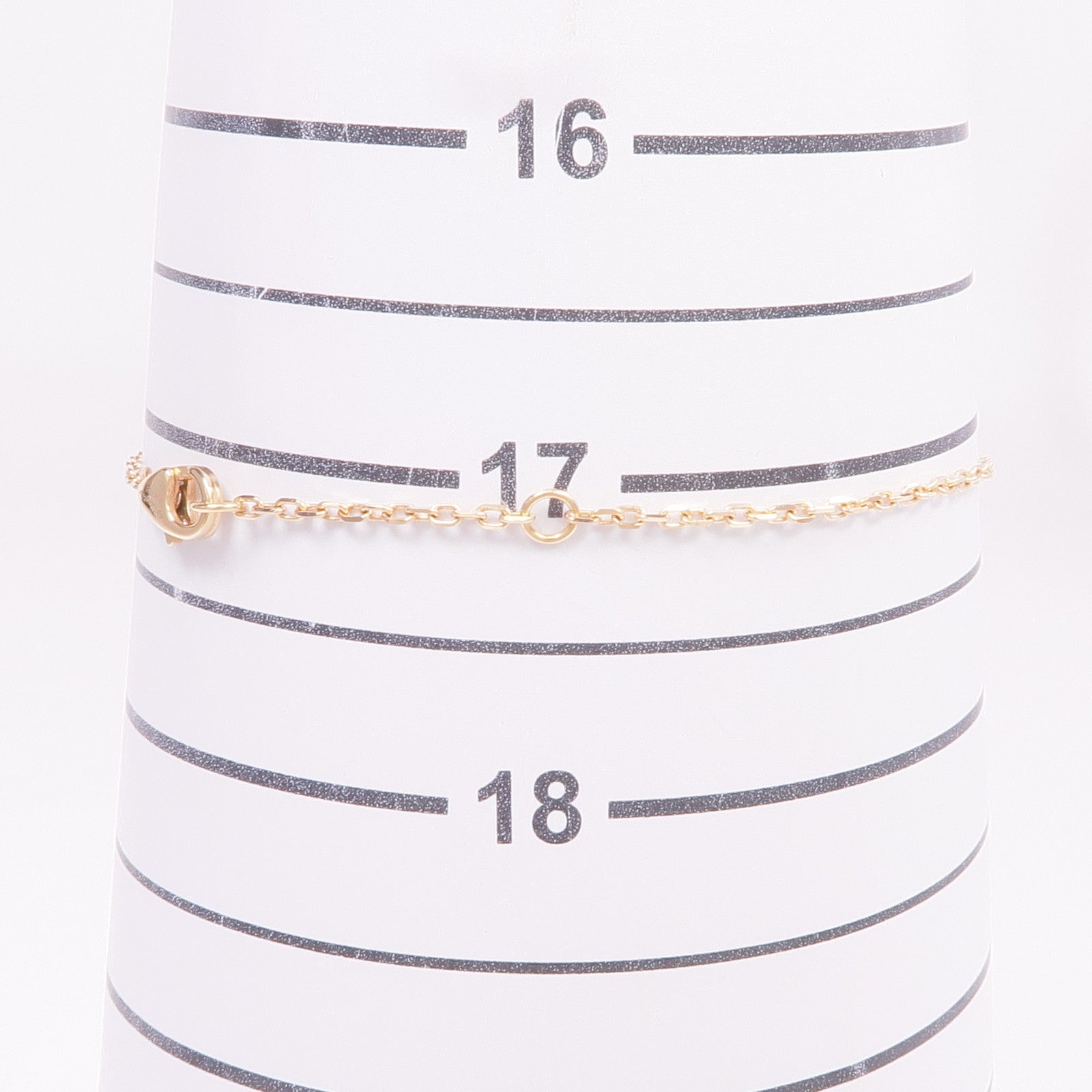 CARTIER 18K玫瑰金Love Bracelet On Chain Paved鑽石手鏈