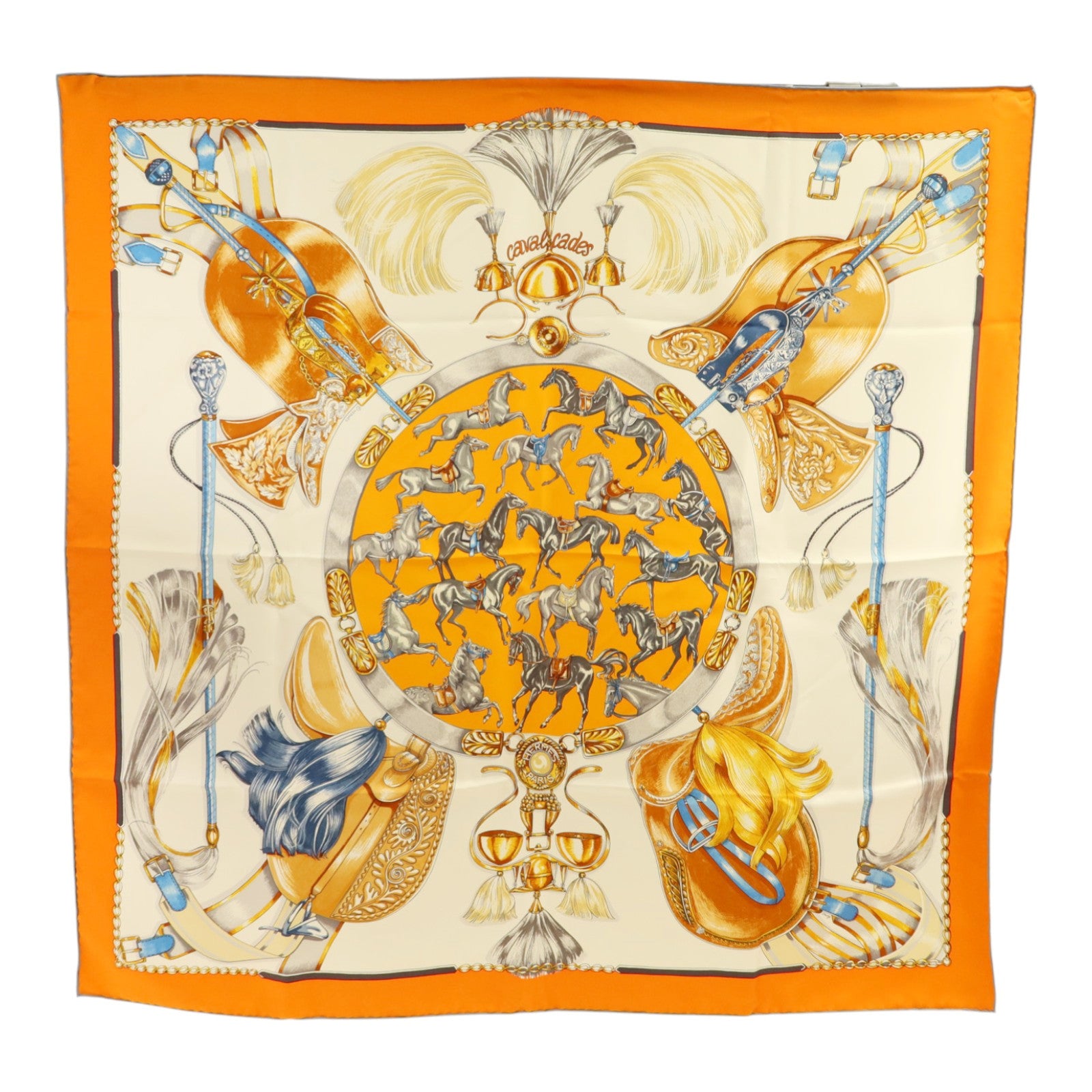 HERMES 絲質Scarf 90X90絲巾