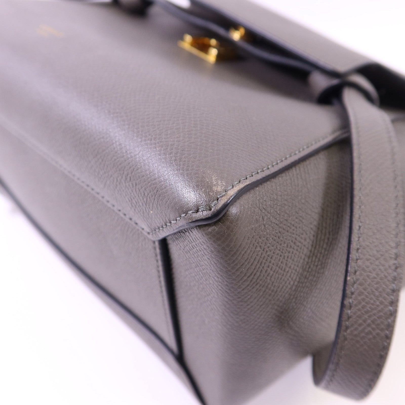 CELINE 牛皮皮革Micro Belt Bag金扣手挽肩背兩用袋