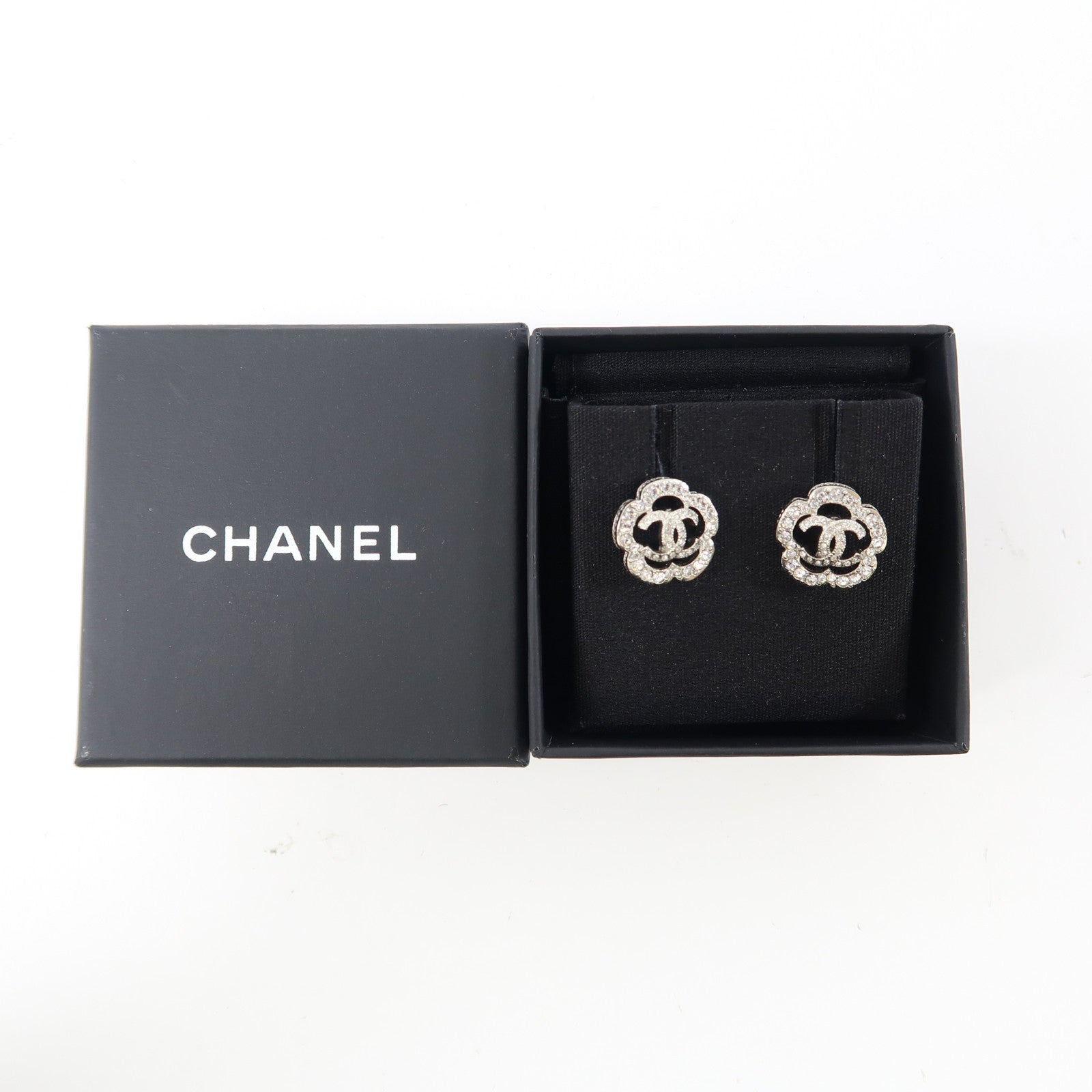 CHANEL 金屬Earrings耳環銀色