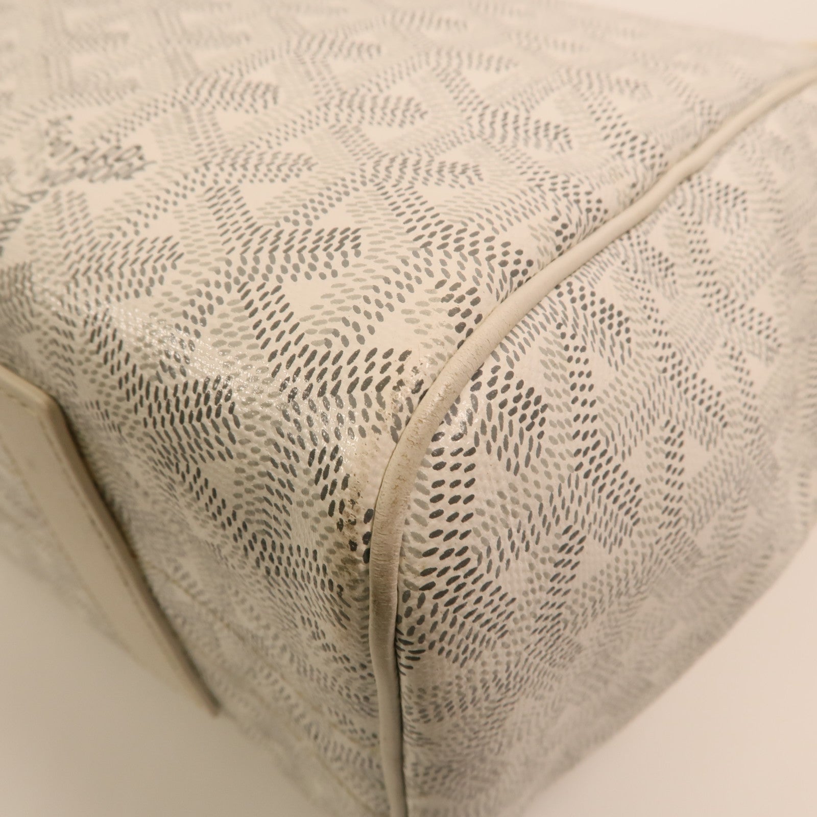 GOYARD 塗層帆布Rouette Souple PM銀扣肩背袋
