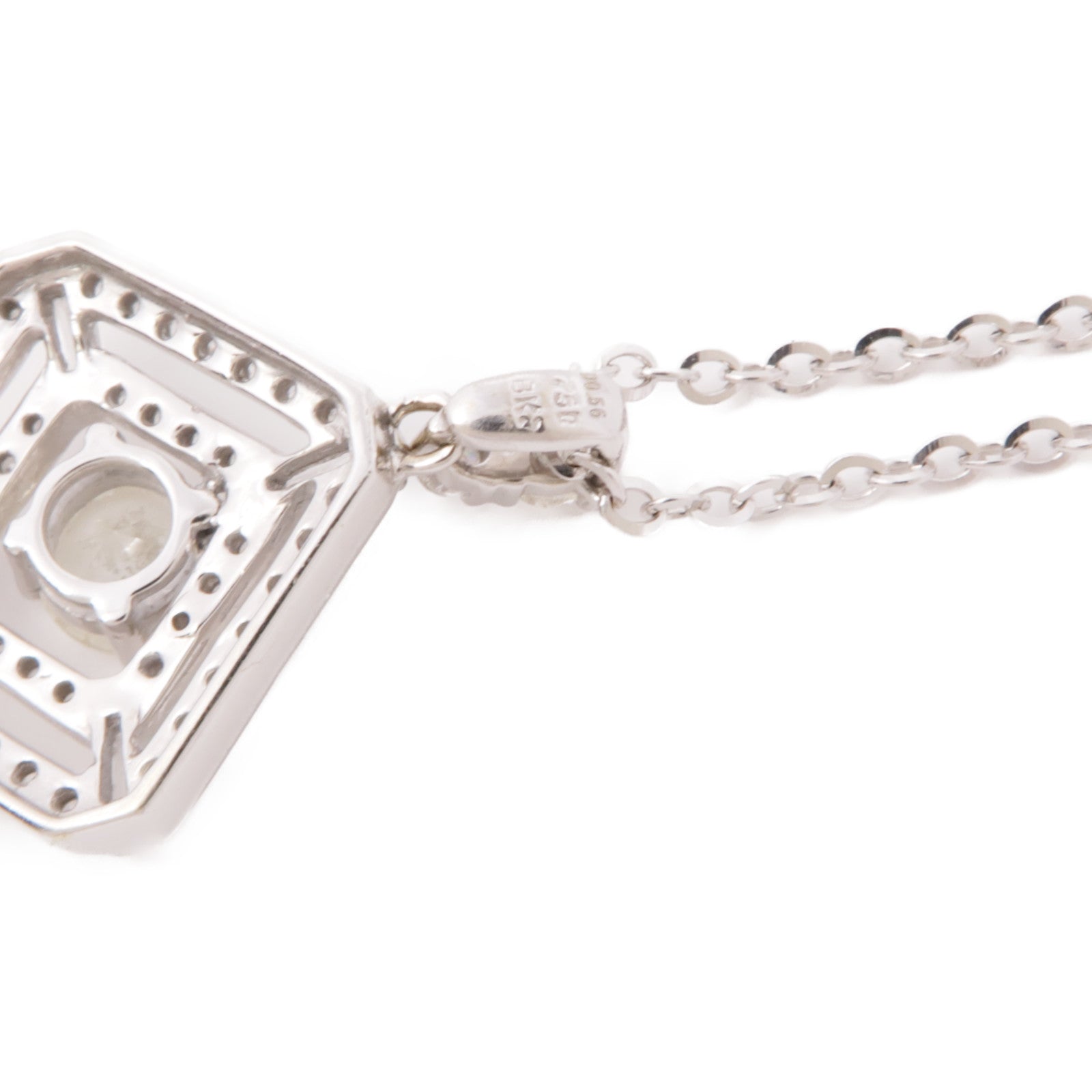JEWELRY 18K白金Diamond Necklace鑽石項鍊
