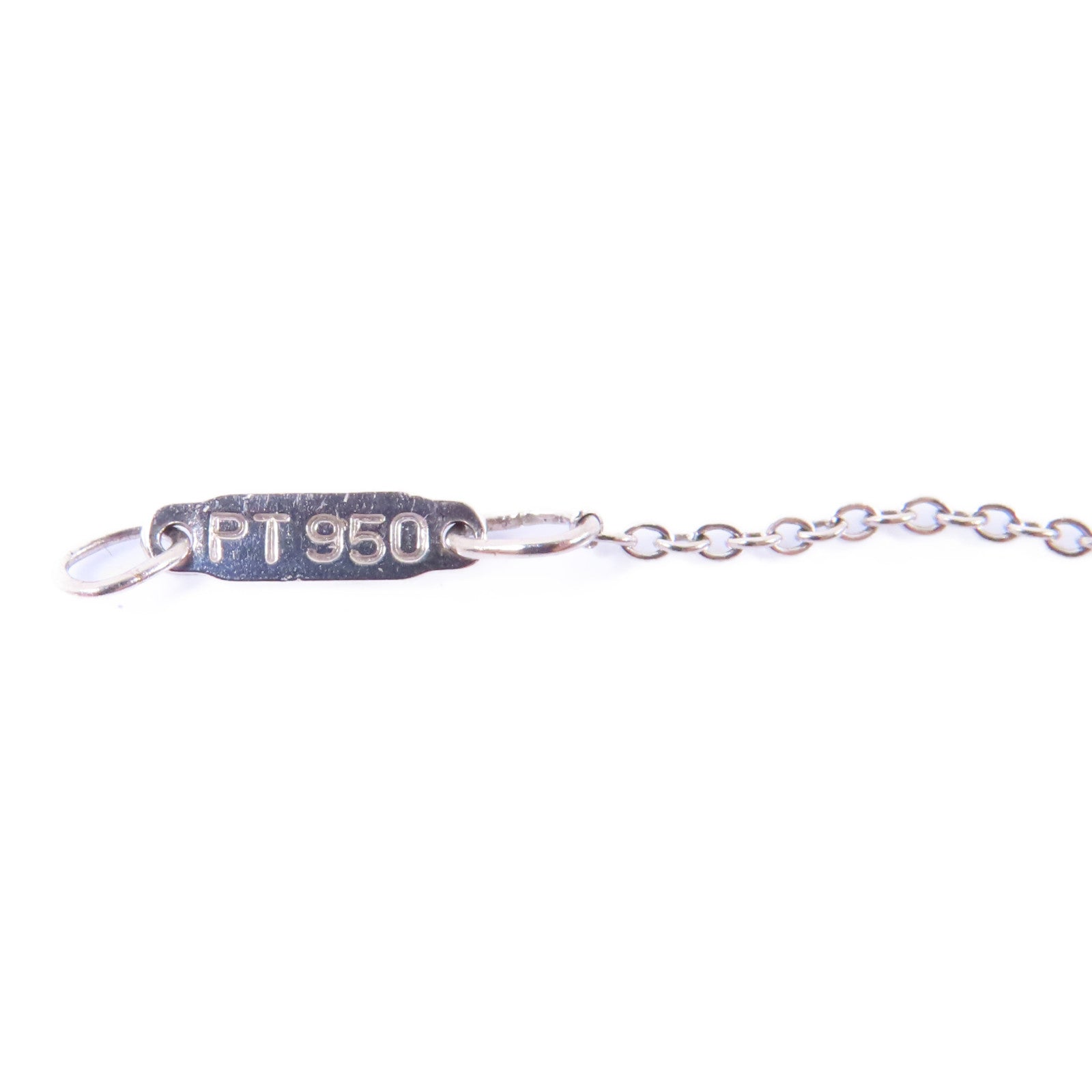 TIFFANY＆CO PT950鉑金Diamond Cross Necklace鑽石項鍊