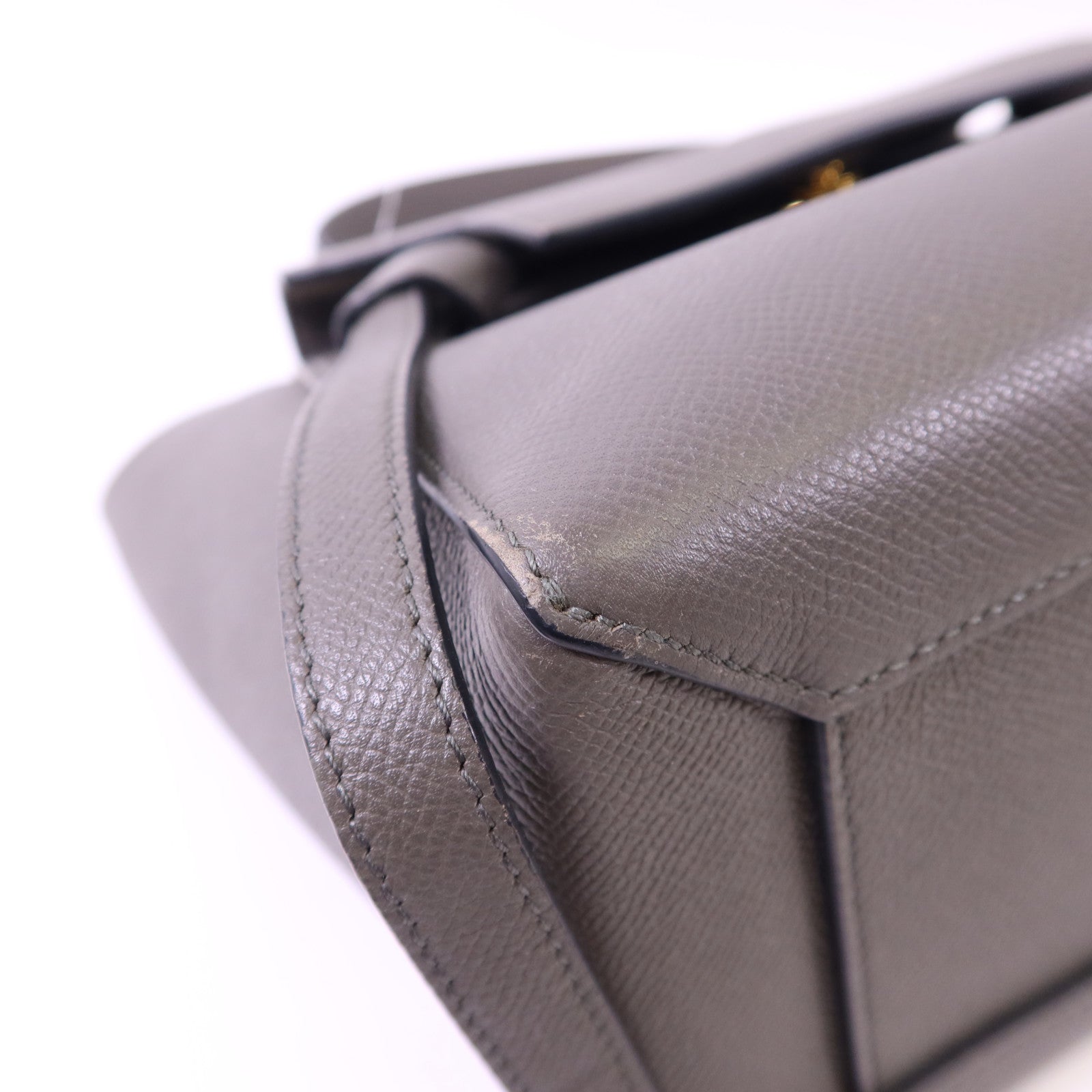 CELINE 牛皮皮革Micro Belt Bag金扣手挽肩背兩用袋