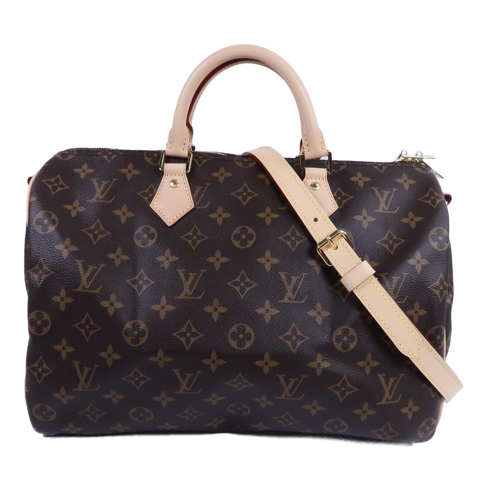 LOUIS VUITTON Monogram Speedy 35手挽肩背兩用袋