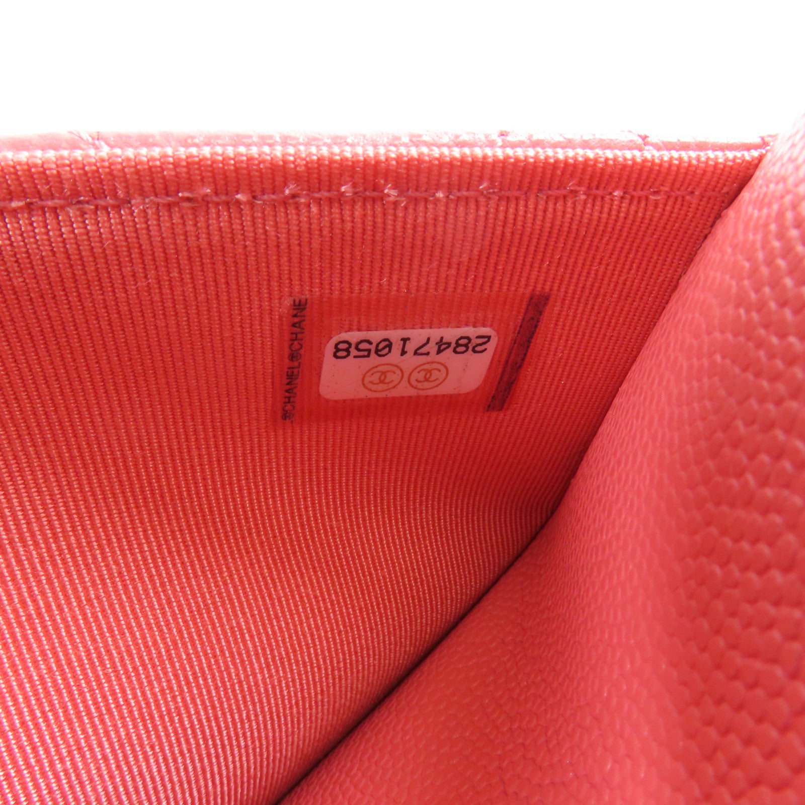 CHANEL 牛皮皮革WOC Wallet On Chain金扣鏈帶肩背袋