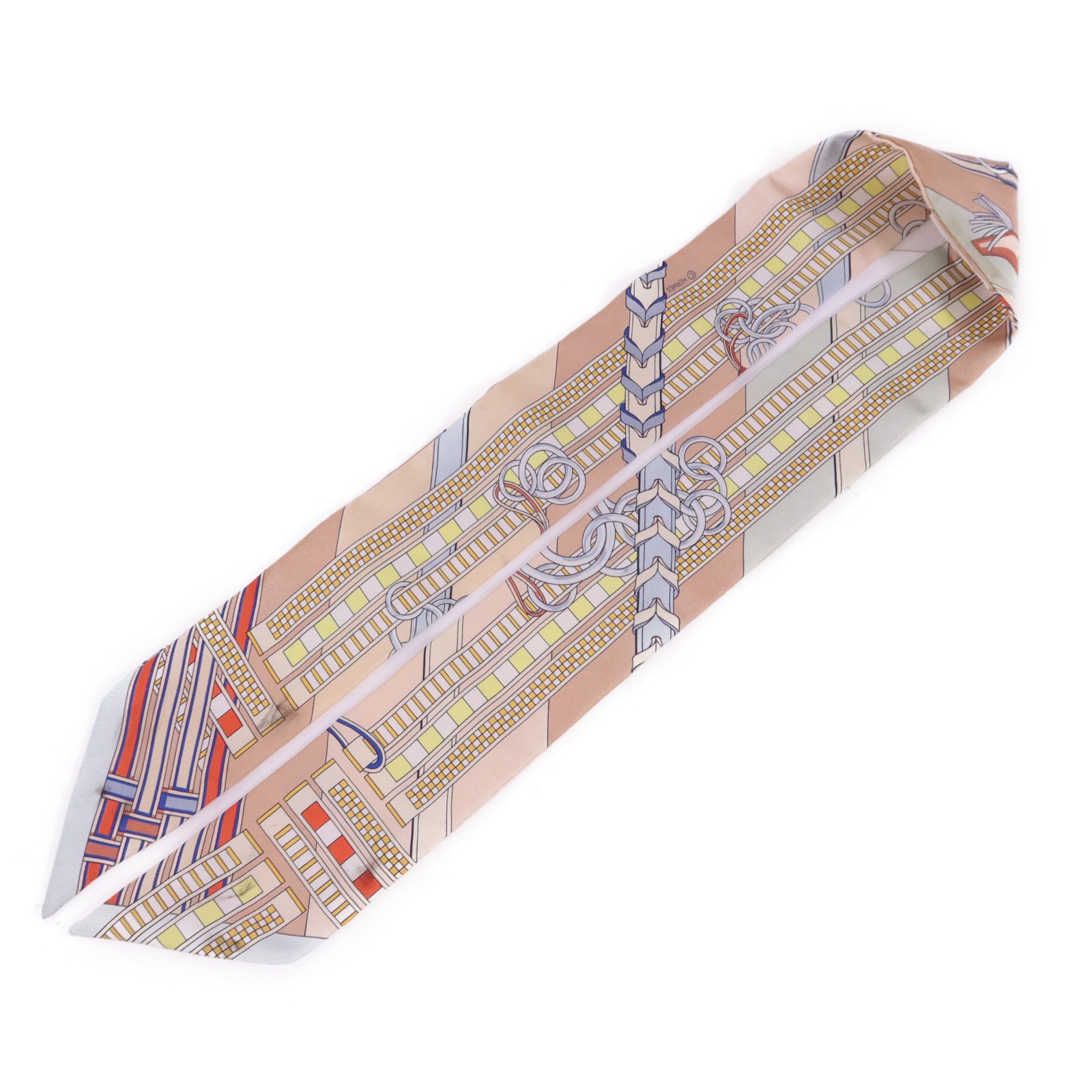 HERMES 絲質Twilly絲巾