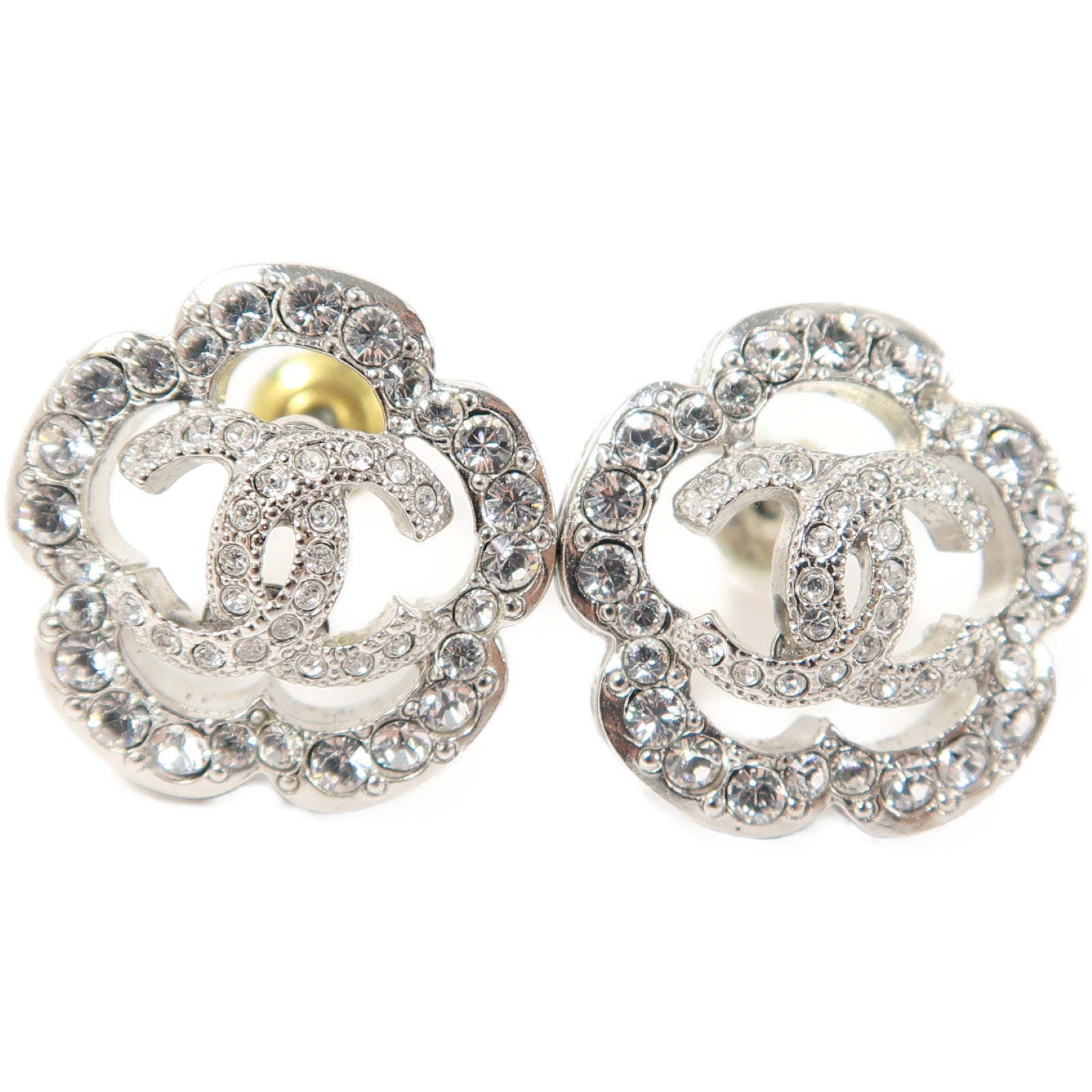 CHANEL 金屬Earrings耳環銀色
