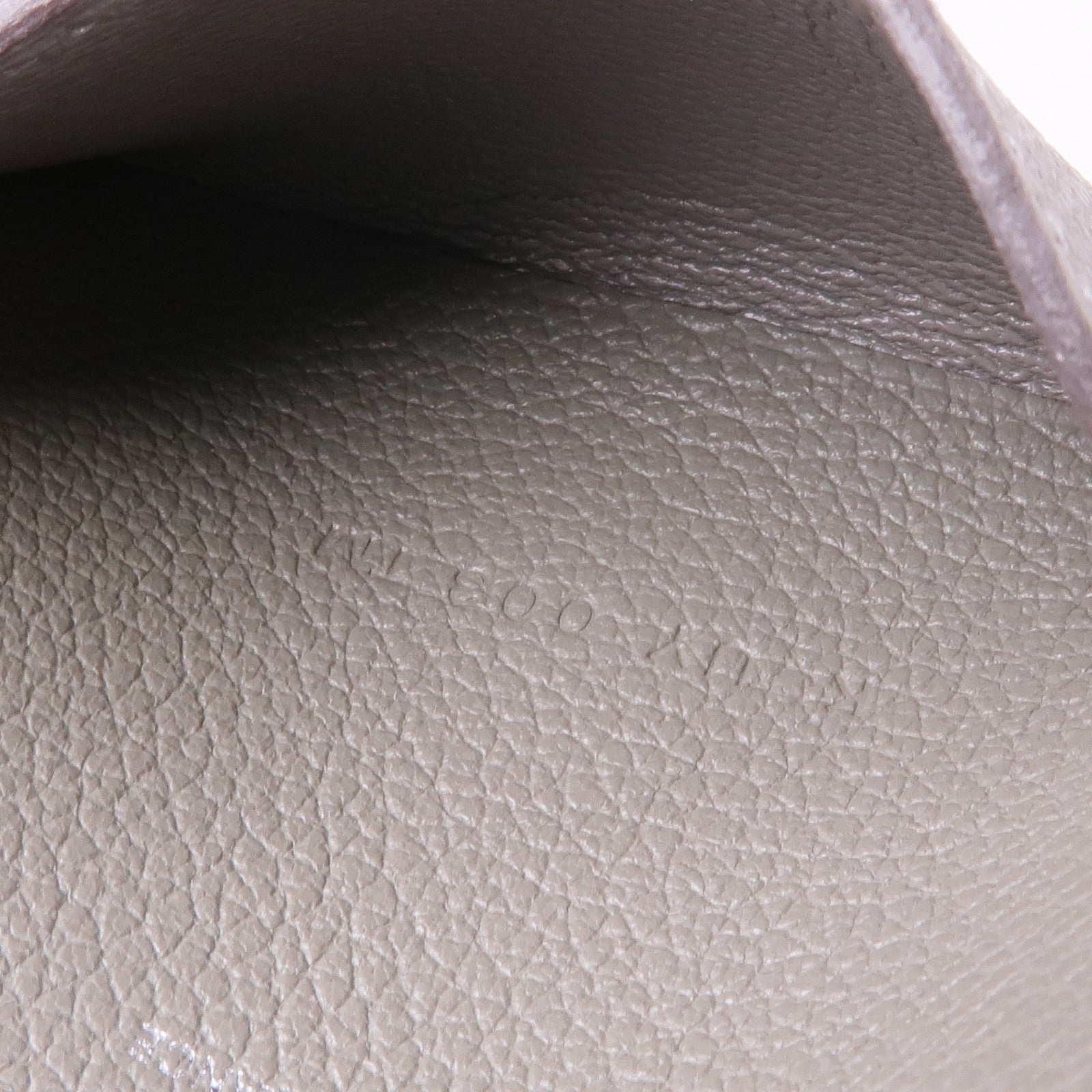 HERMES Evercolor皮革Porte-Cartes銀扣卡片套Gris Meyer