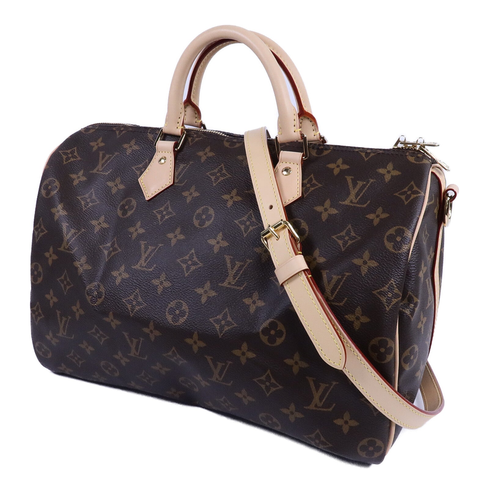 LOUIS VUITTON Monogram Speedy 35手挽肩背兩用袋