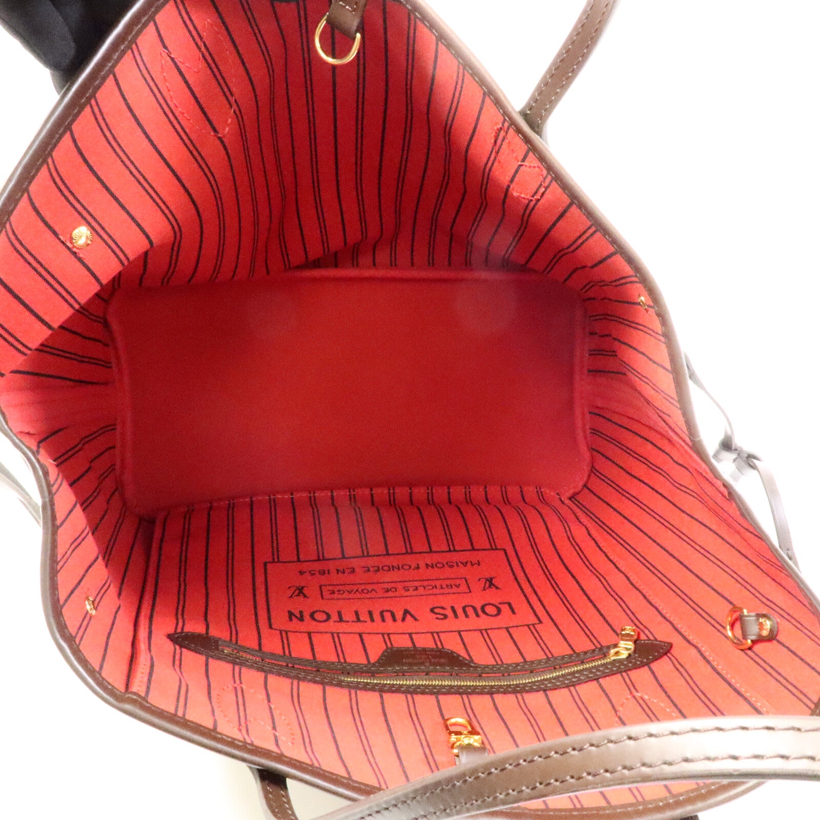 LOUIS VUITTON Damier Neverfull MM肩背袋