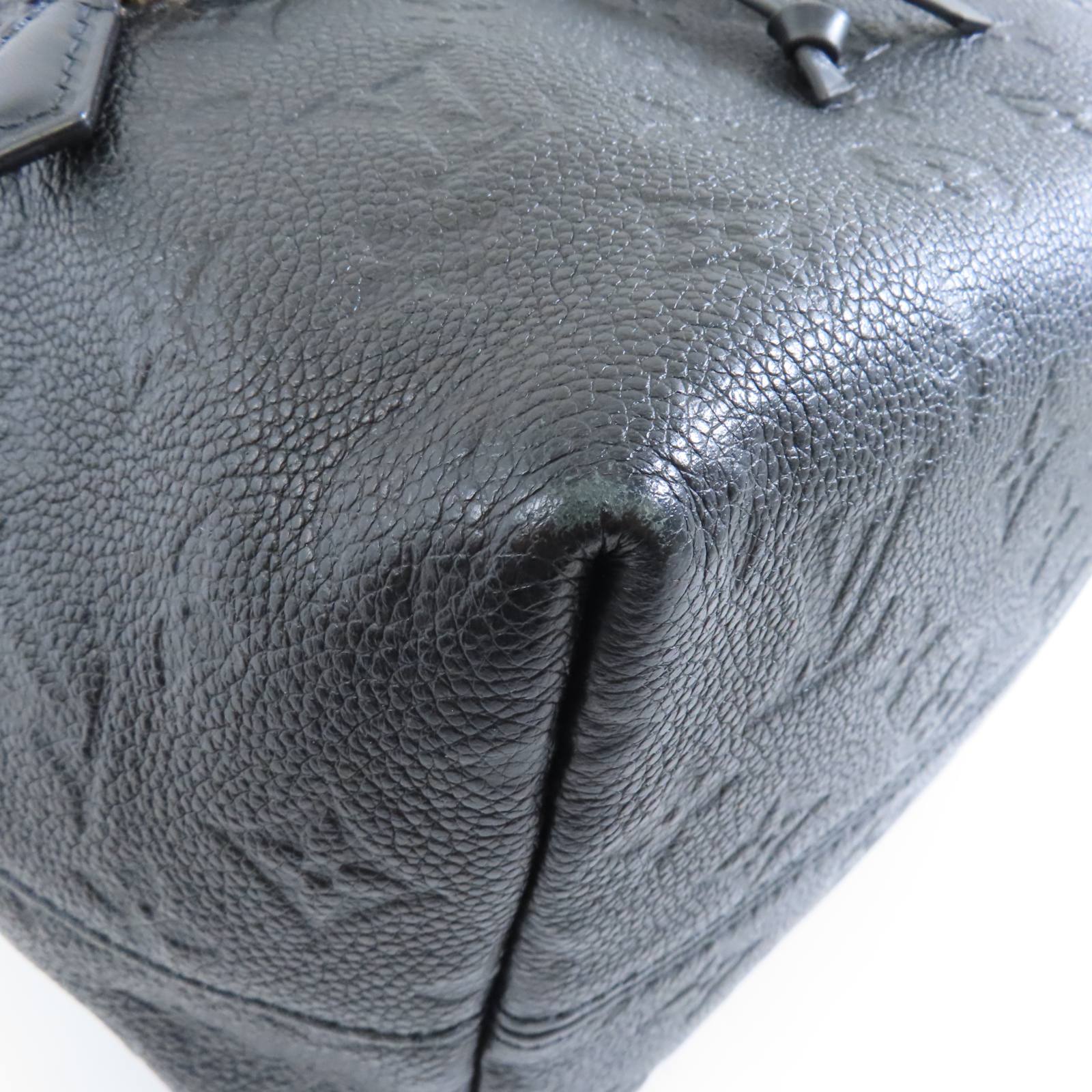 LOUIS VUITTON Monogram Empreinte Montsouris Backpack金扣背包黑色