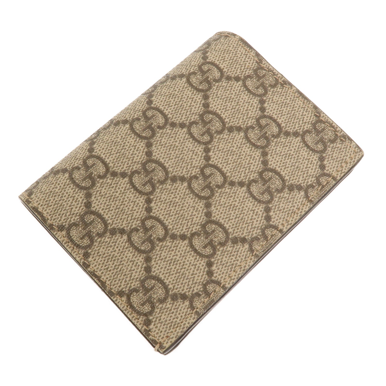 GUCCI 塗層帆布GG Marmont Wallet錢包