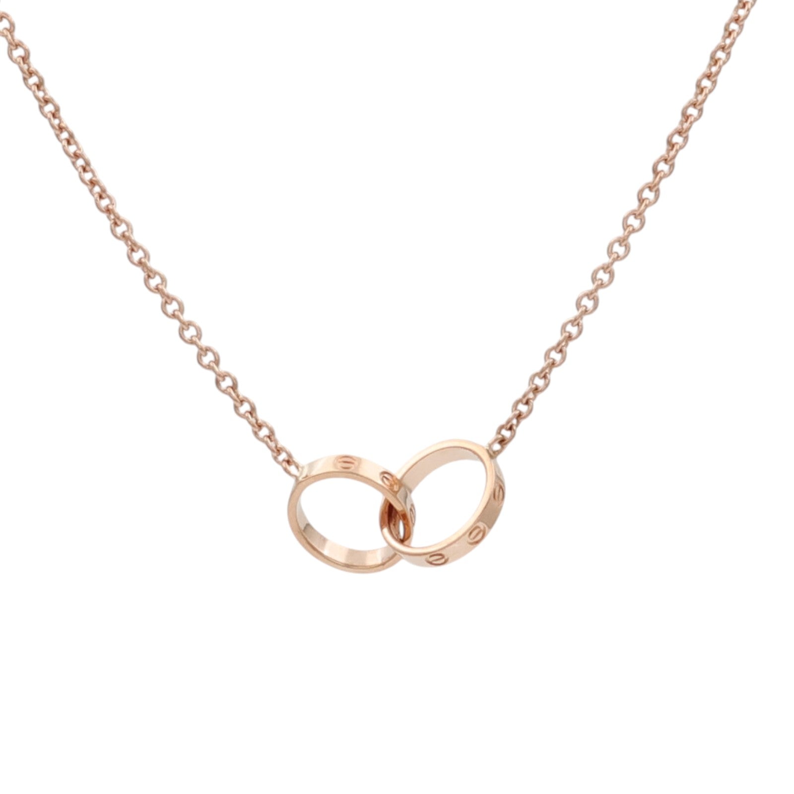 CARTIER 18K玫瑰金Love Pendant項鍊