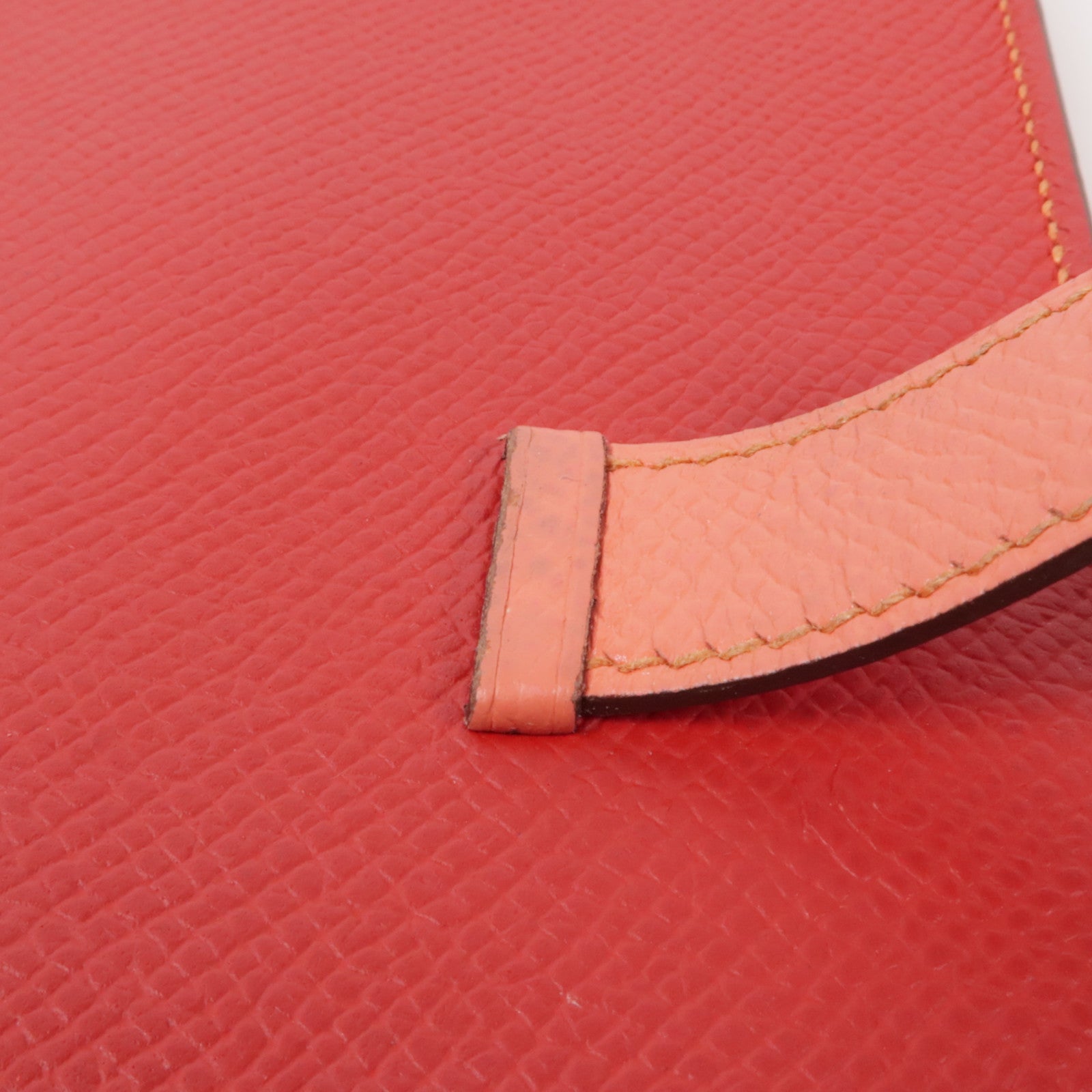 HERMES Epsom皮革Bearn Long Wallet銀扣長錢包Rose Jaipur