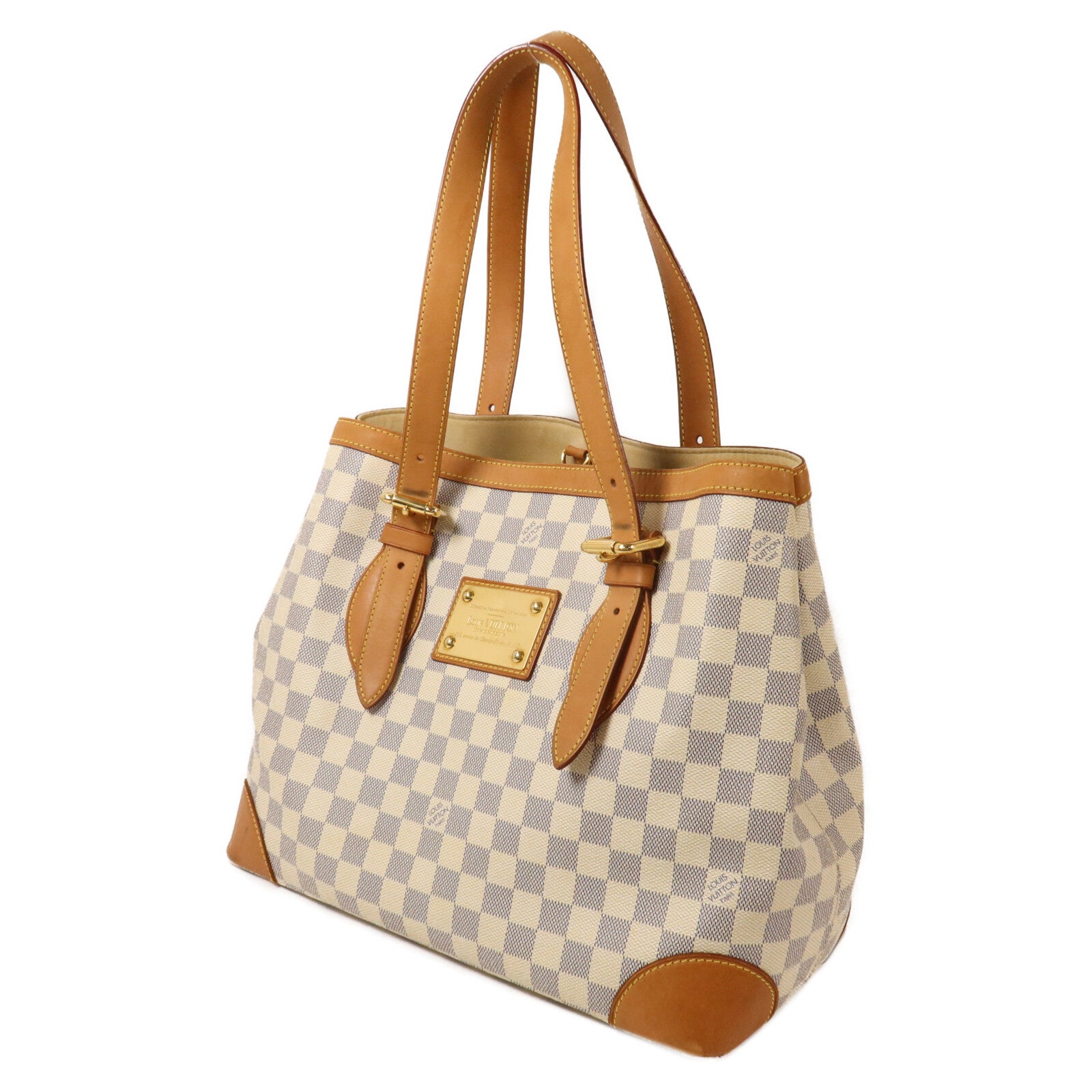LOUIS VUITTON Damier Azur Hampstead MM肩背袋