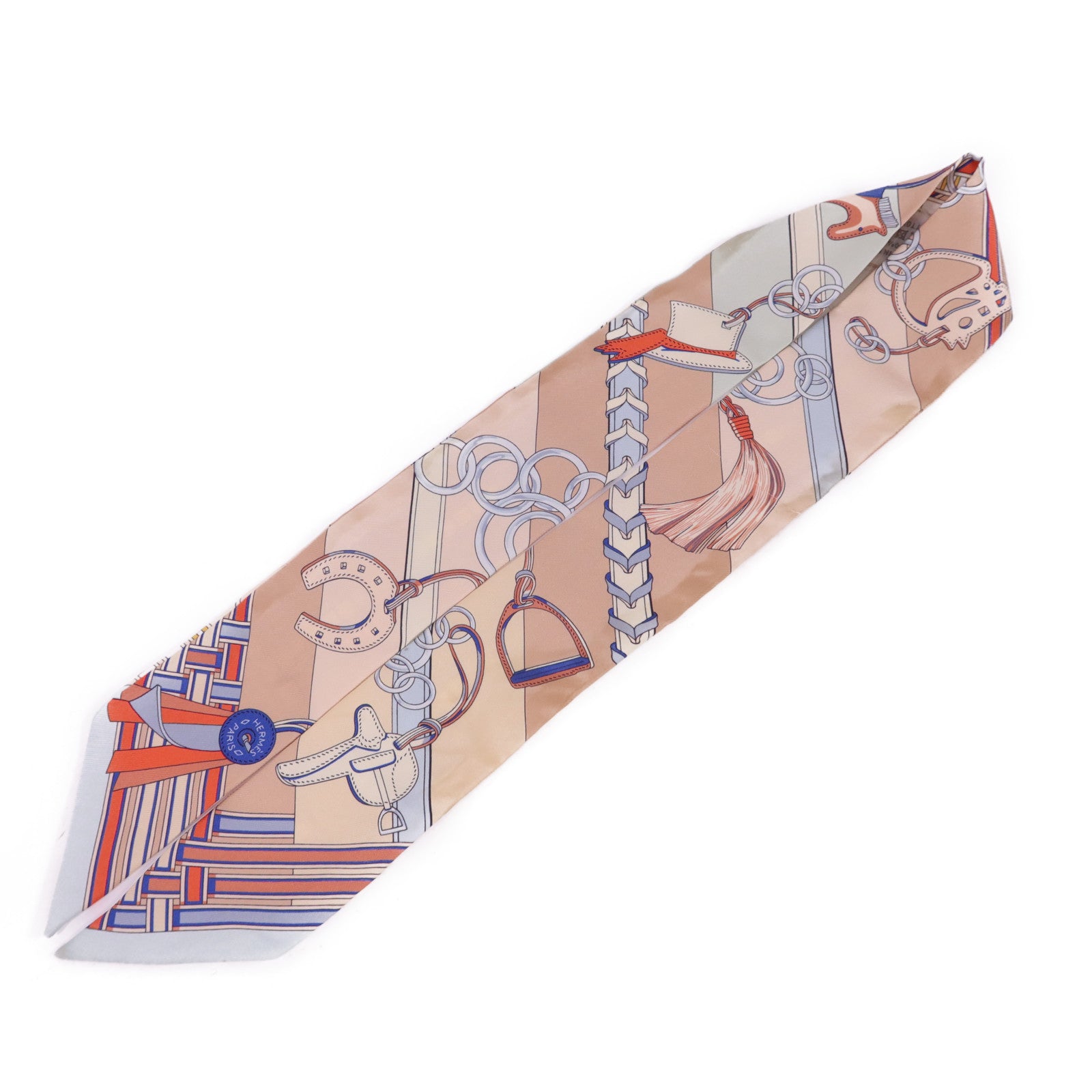 HERMES 絲質Twilly絲巾