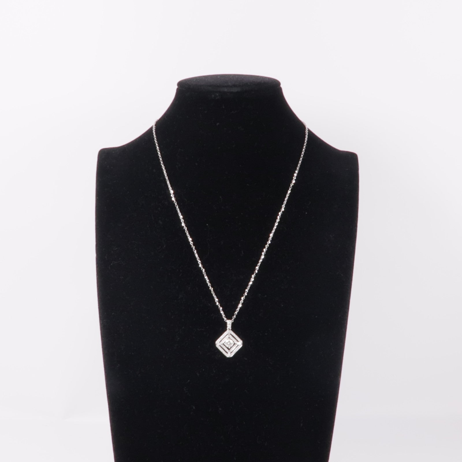 JEWELRY 18K白金Diamond Necklace鑽石項鍊
