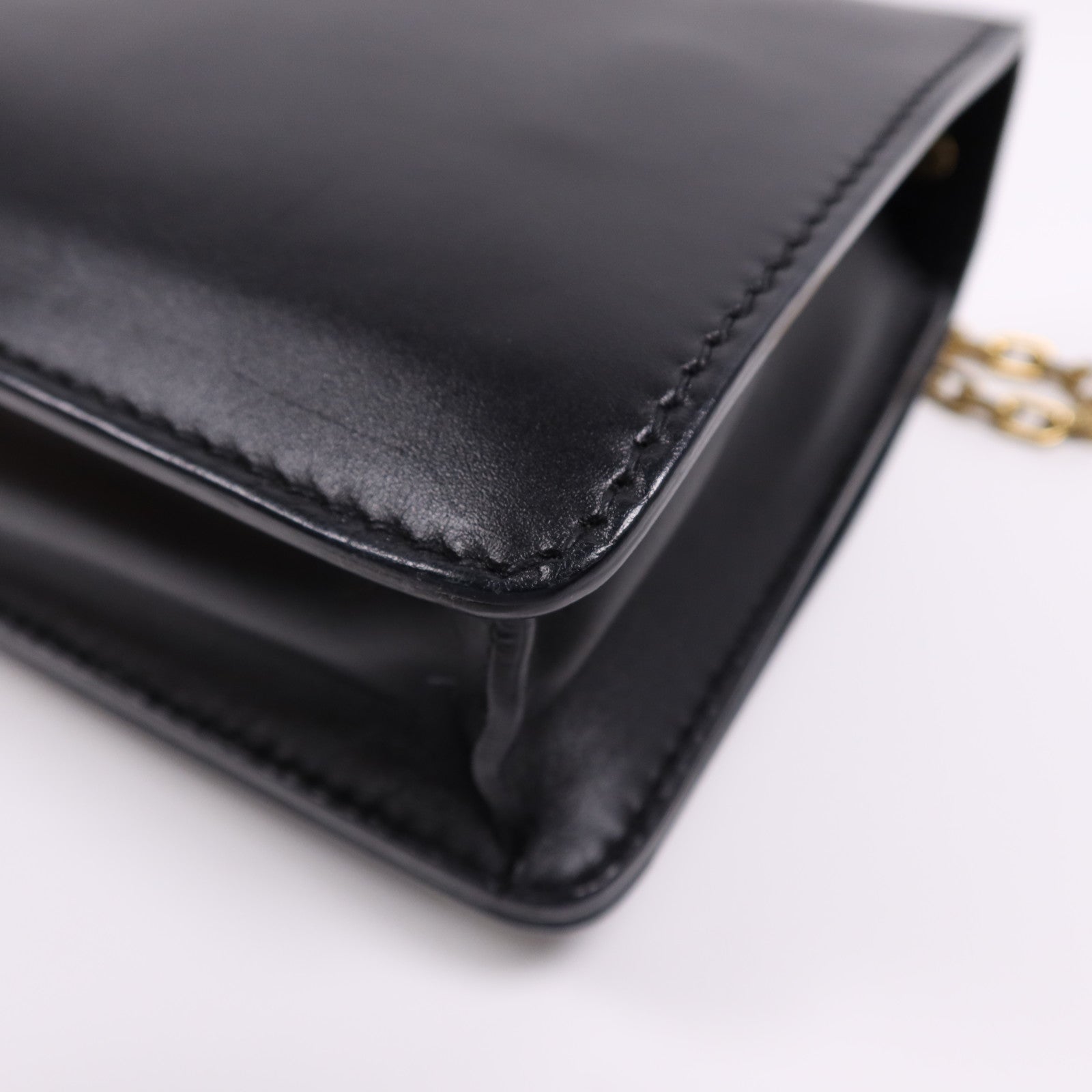 Dior 牛皮皮革Jadior金扣鏈帶肩背袋