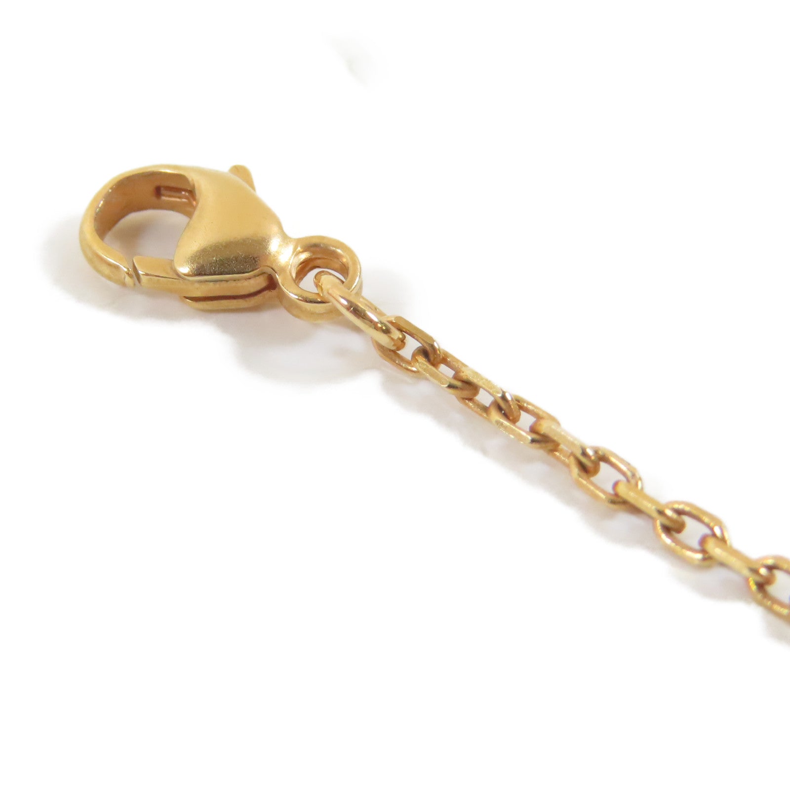HERMES 金屬Pop H Pendant Necklace項鍊金色/白色#40cm
