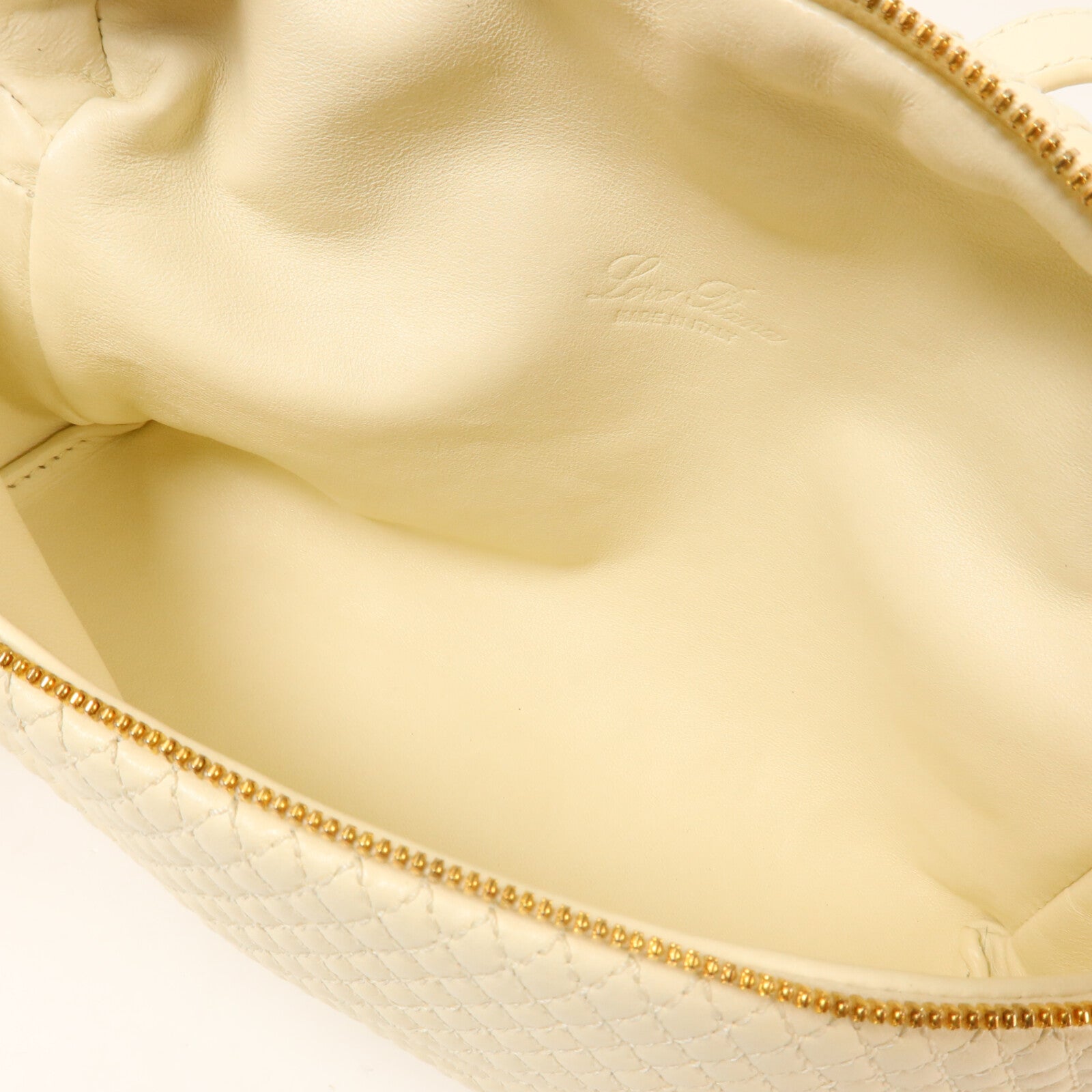 Loro Piana 羊皮皮革Extra Pocket L19鏈帶手挽肩背兩用袋