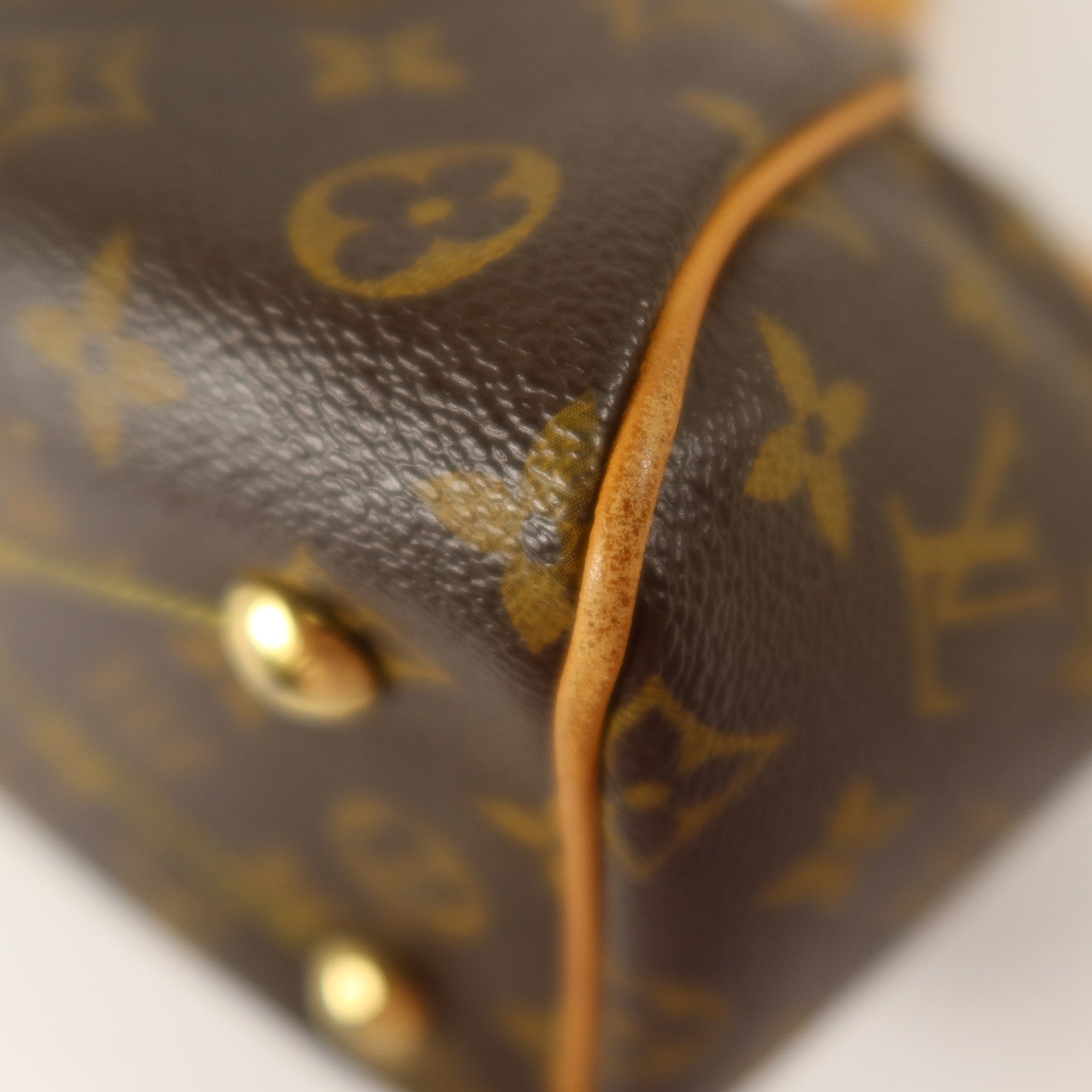 LOUIS VUITTON Monogram Tivoli PM金扣手挽袋