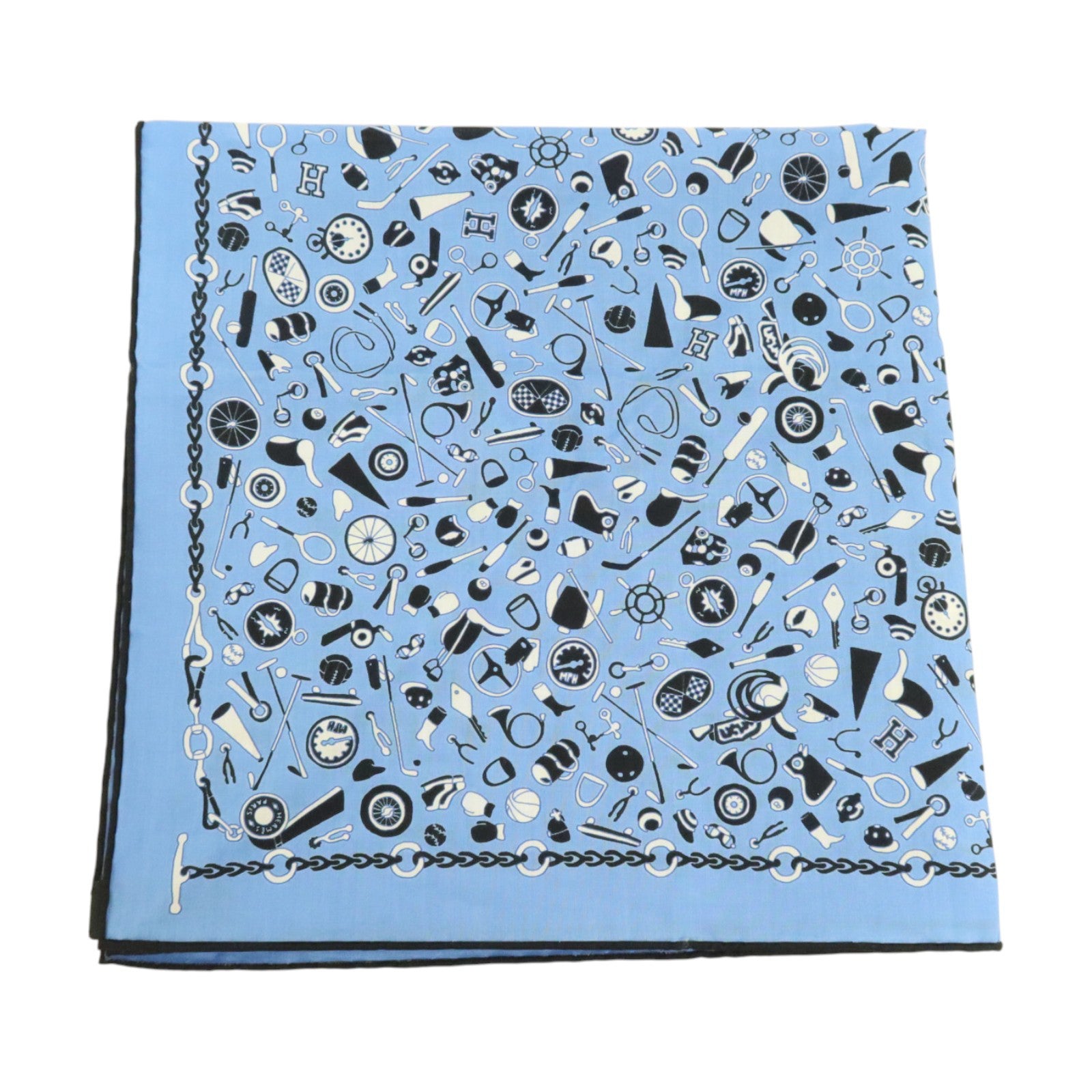 HERMES 棉質Scarf 90x90cm棉巾