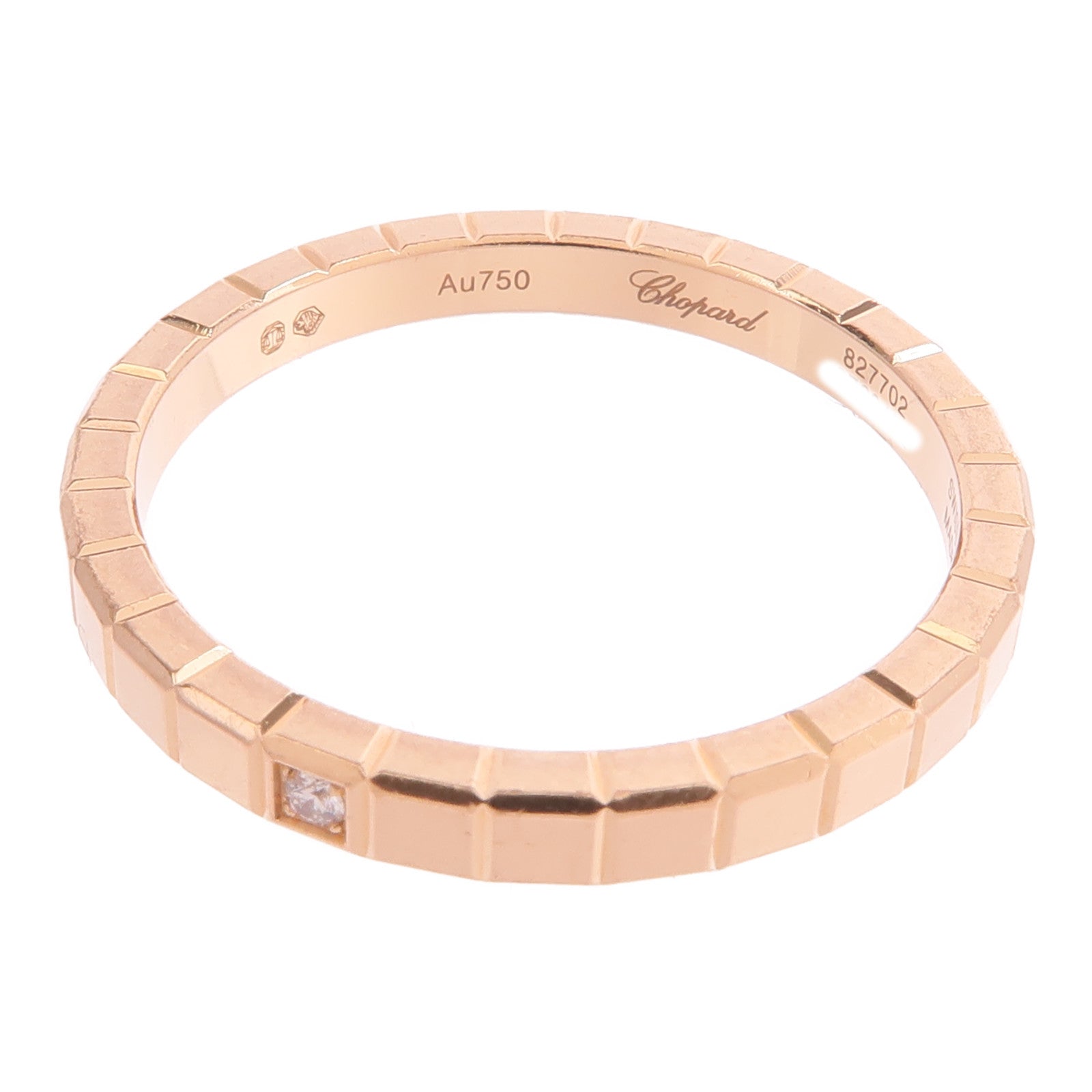 Chopard 18K玫瑰金Ice Cube Ring戒指