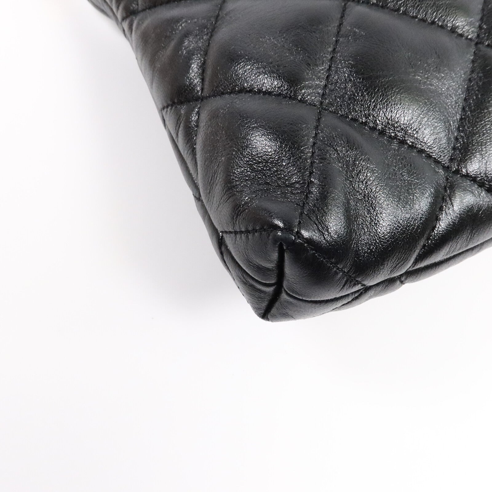 CHANEL 羊皮皮革Hobo Bag鏈帶肩背袋