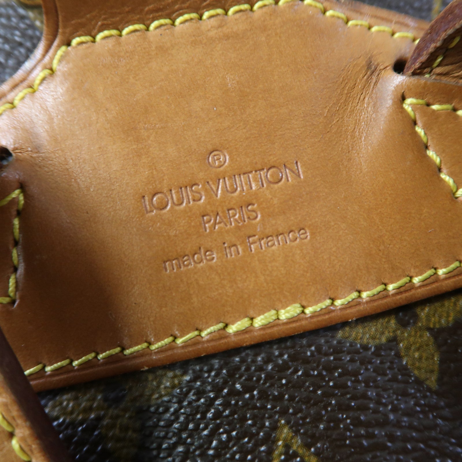 LOUIS VUITTON Monogram Montsouris MM 金扣背包啡色