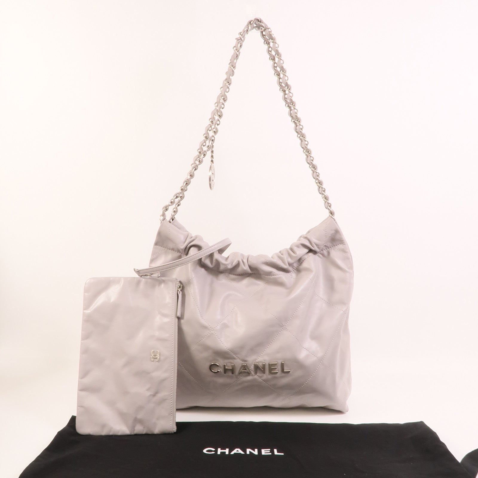 CHANEL 羊皮皮革Chanel 22 Small鏈帶肩背袋