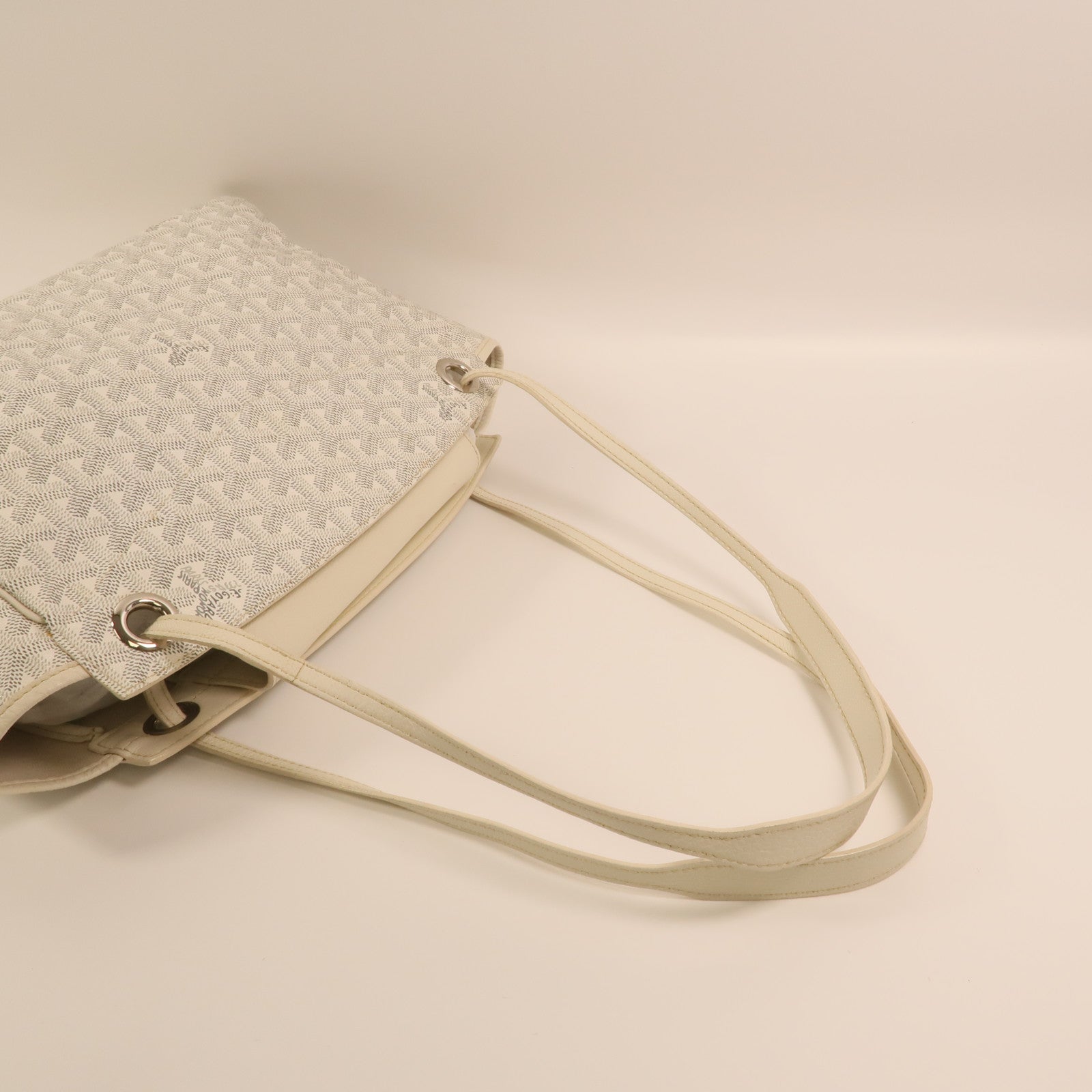 GOYARD 塗層帆布Rouette Souple PM銀扣肩背袋