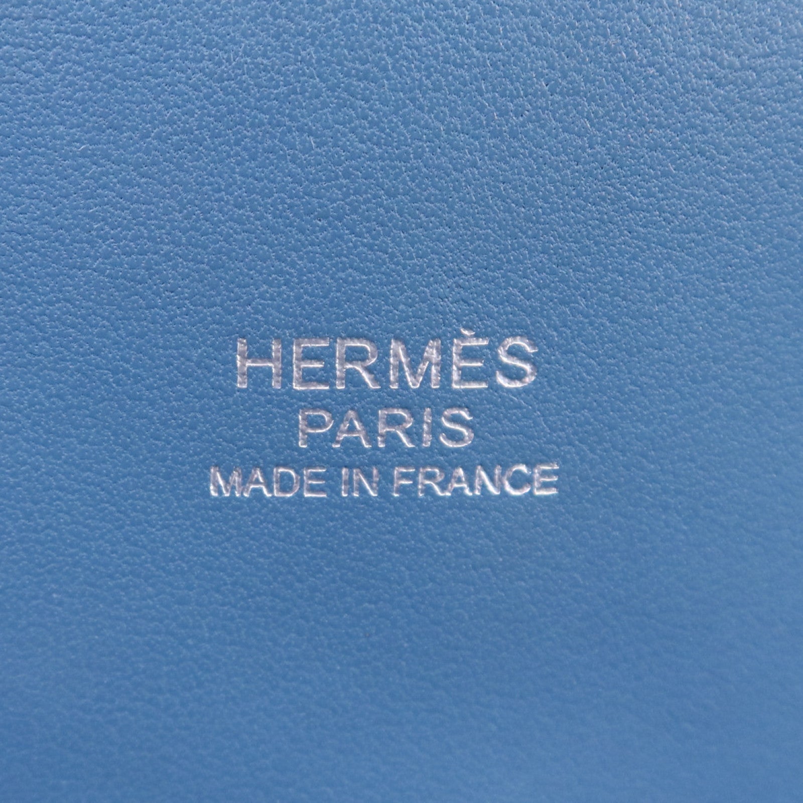 HERMES Clemence皮革Bolide 31銀扣手挽肩背兩用袋Bleu Jean