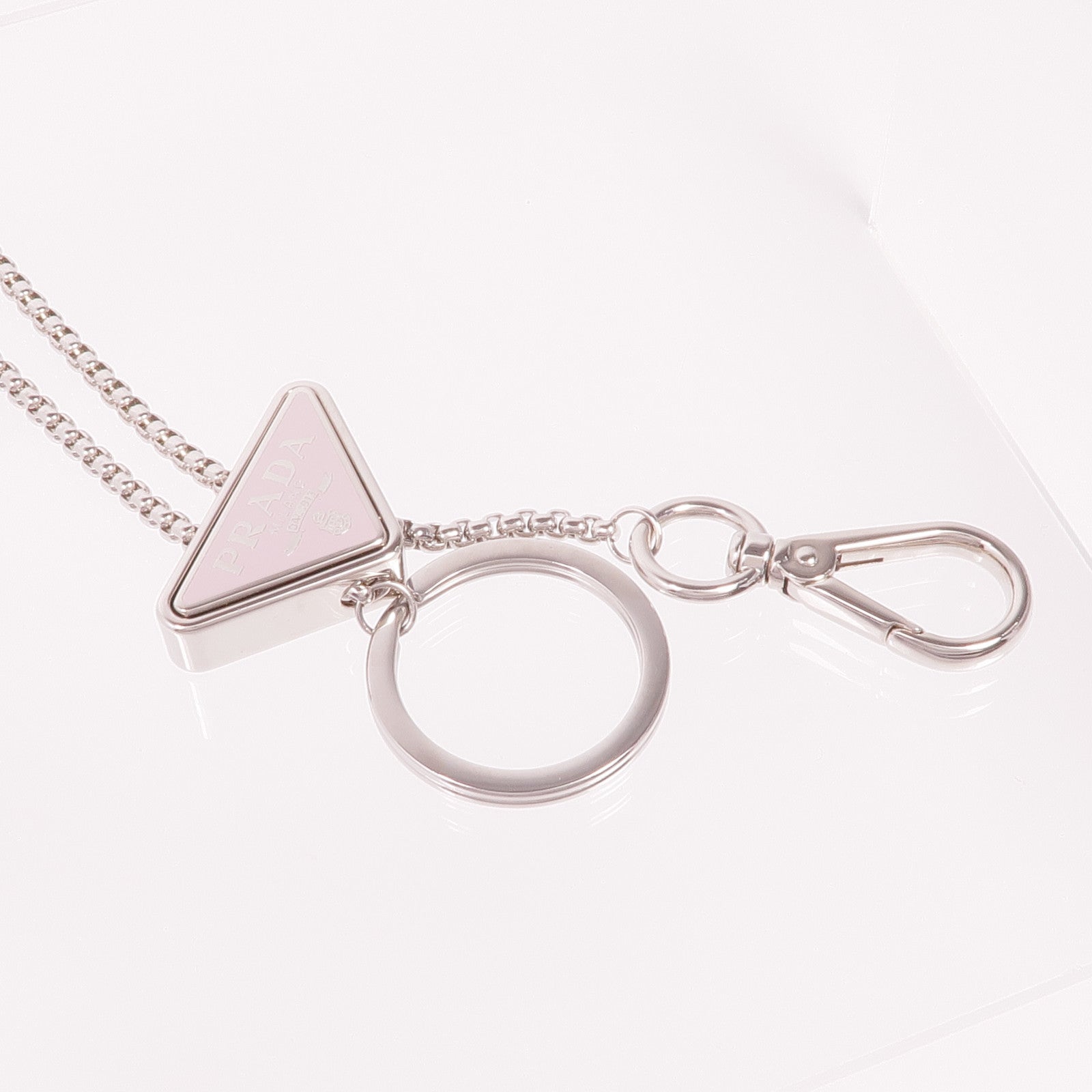 PRADA 金屬Key Ring Necklace項鍊