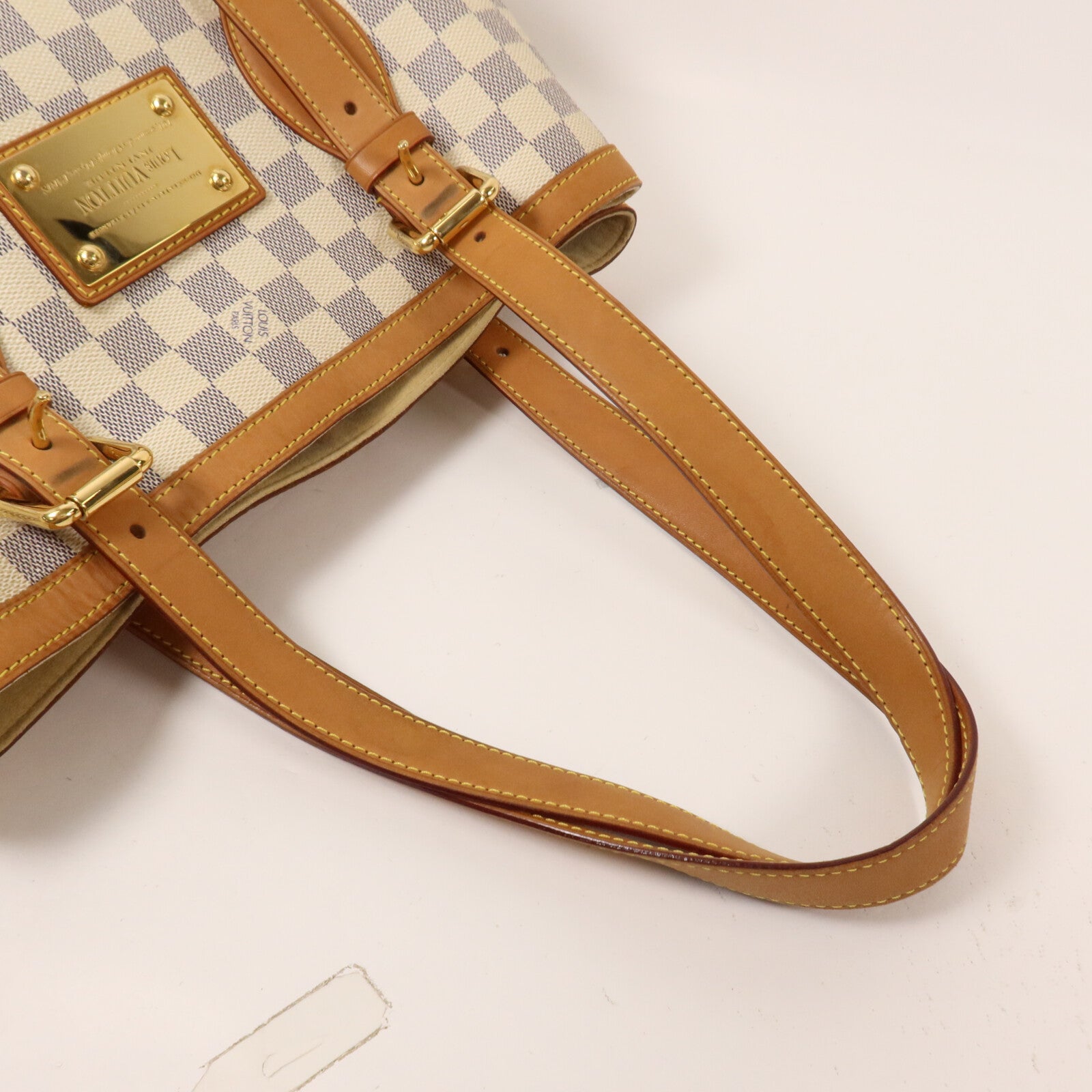 LOUIS VUITTON Damier Azur Hampstead MM肩背袋