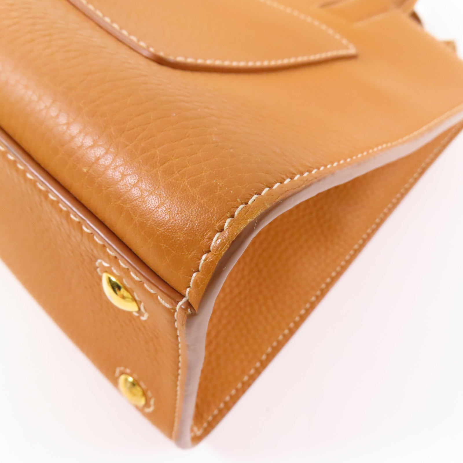 BURBERRY 牛皮皮革2 Way Shoulder Bag金扣手挽肩背兩用袋