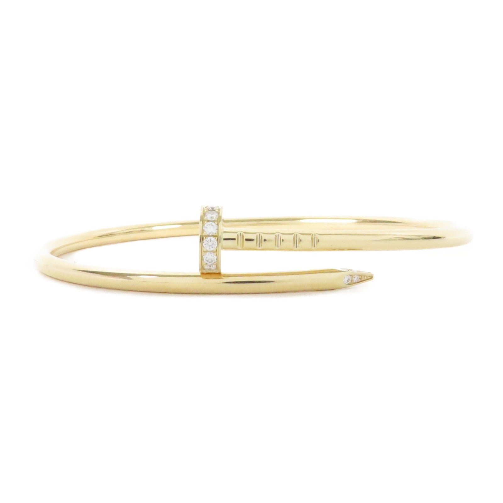 CARTIER 18K黃金Juste Un Clou Blaceret手鐲金色Cartier#16